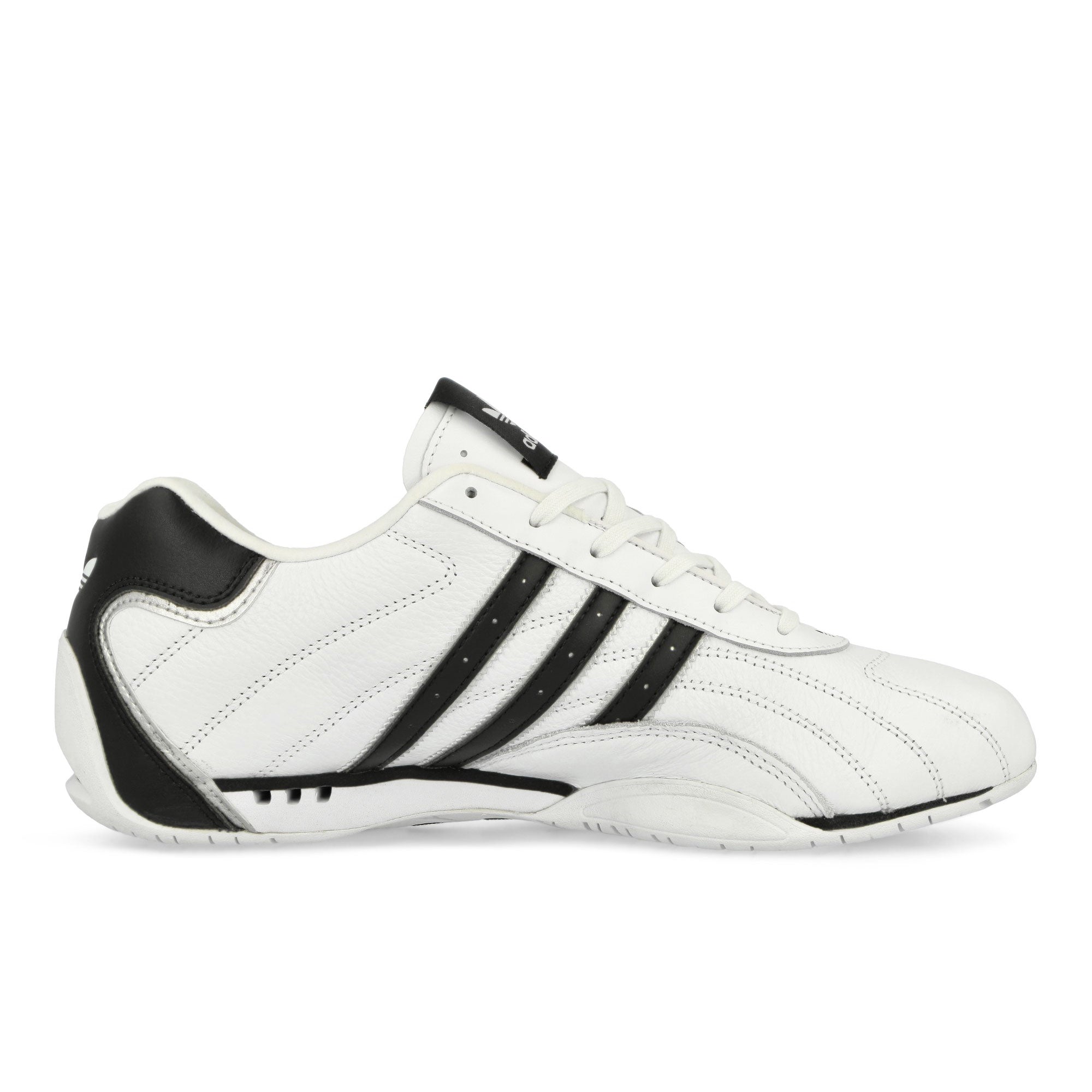 adidas Adiracer Lo Footwear White / Core Black / Silver Metallic Low Top Sneakers Silhouette | Overkill