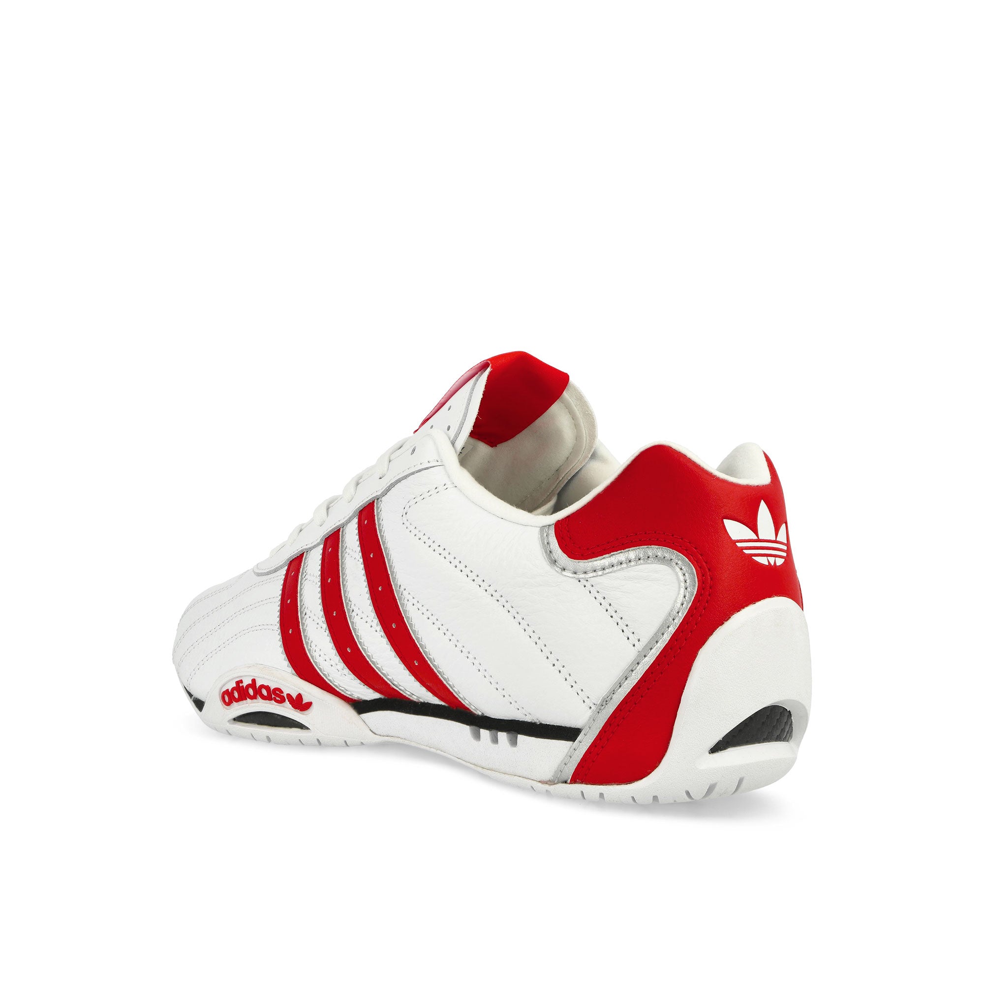 adidas Adiracer Lo Footwear White / Better Scarlet / Silver Metallic Low Top Sneakers Material | Overkill