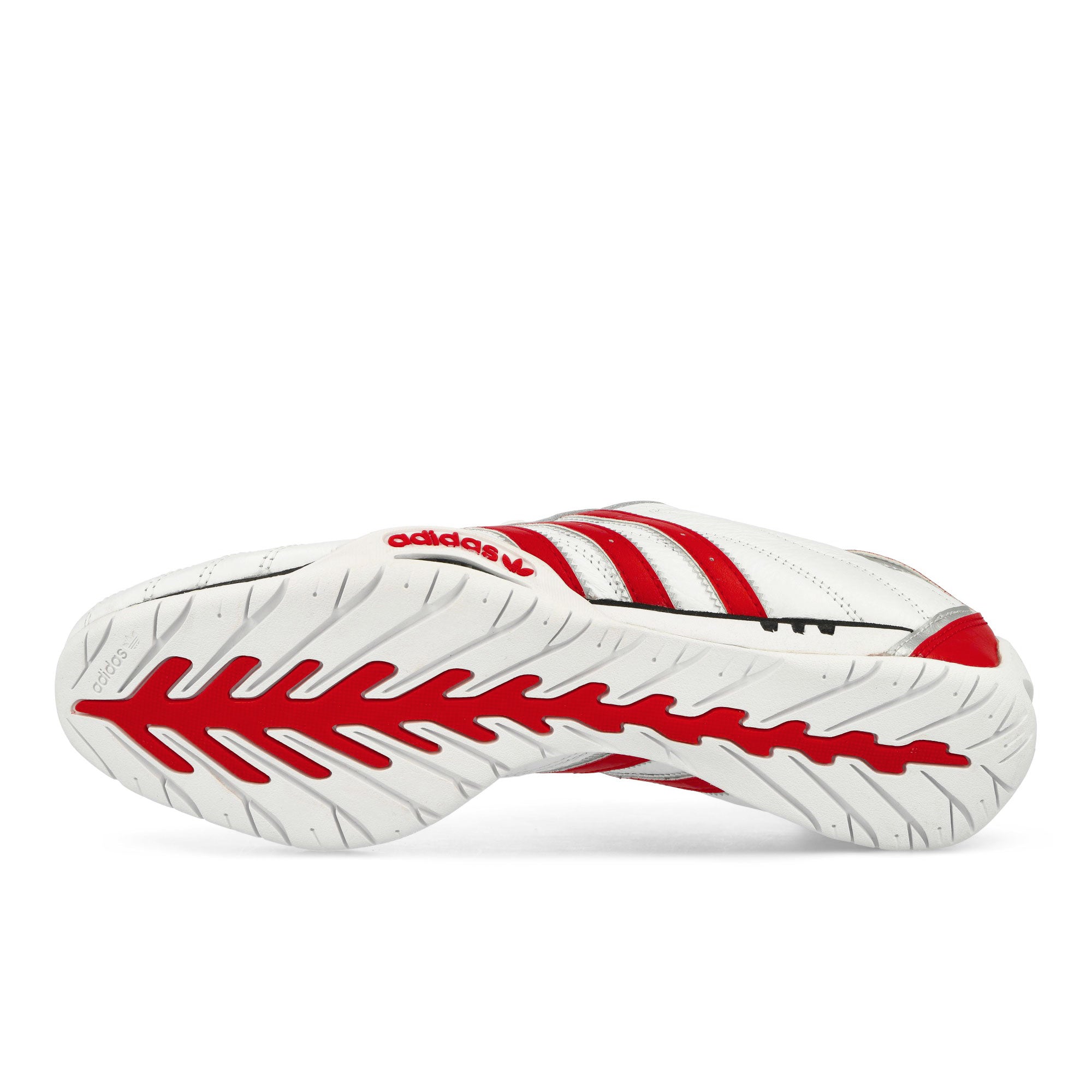 adidas Adiracer Lo Footwear White / Better Scarlet / Silver Metallic Low Top Sneakers Detail View 1 | Overkill