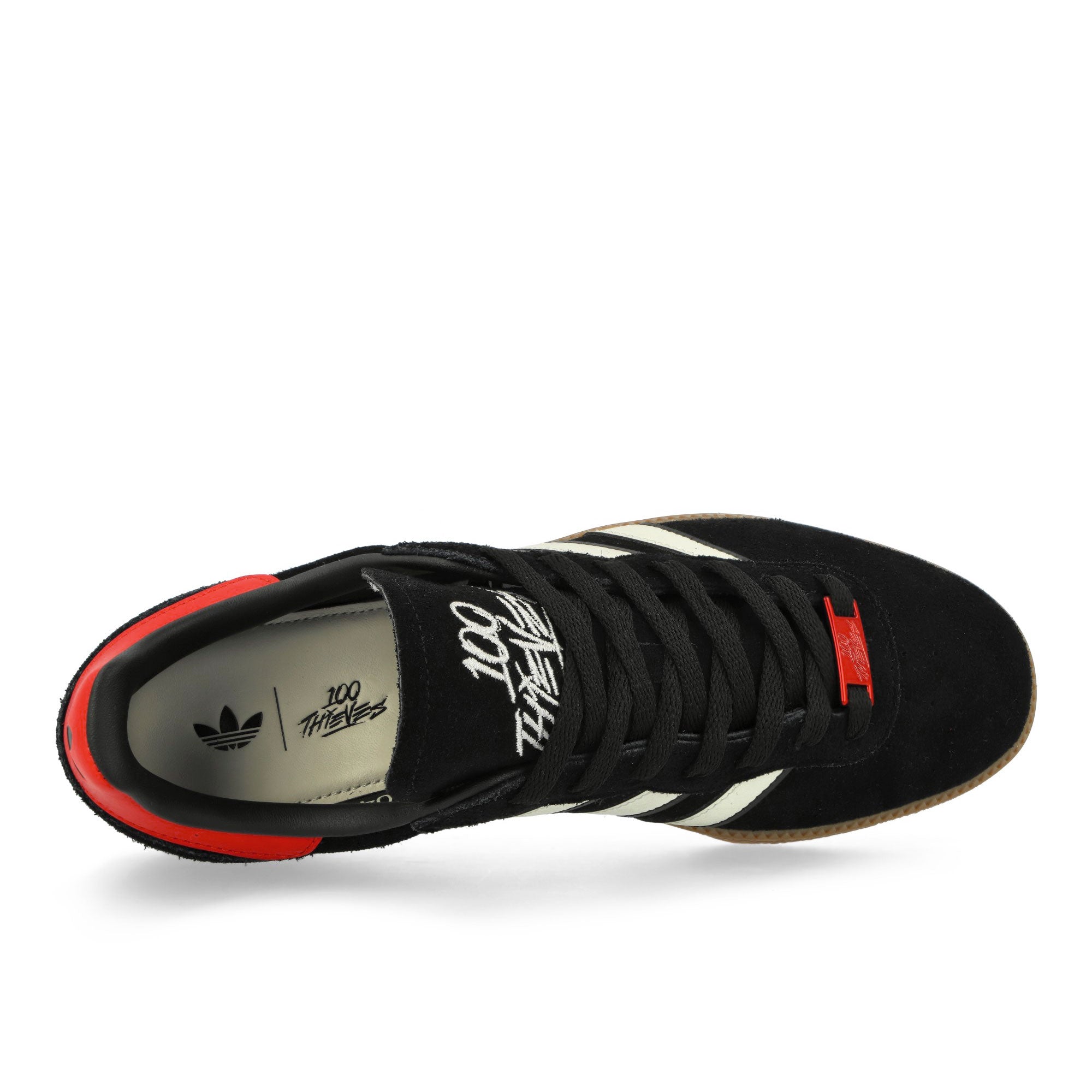 adidas Palos Hills Carbon / Cream White / Collegiate Orange Low Top Sneakers Detail View 1 | Overkill