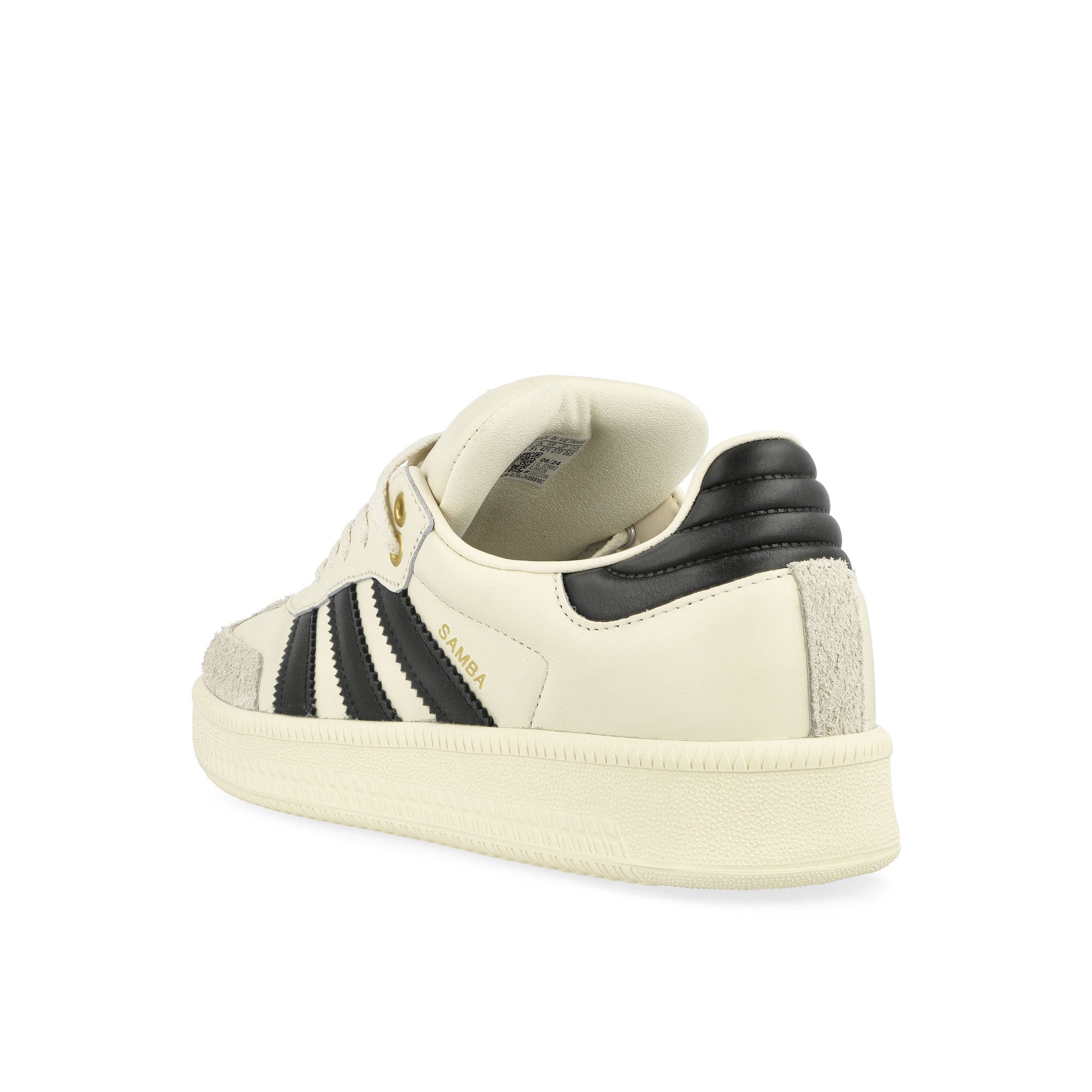 adidas Samba XLG Cream White / Core Black / Easy Yellow Low Top Sneakers Material | Overkill