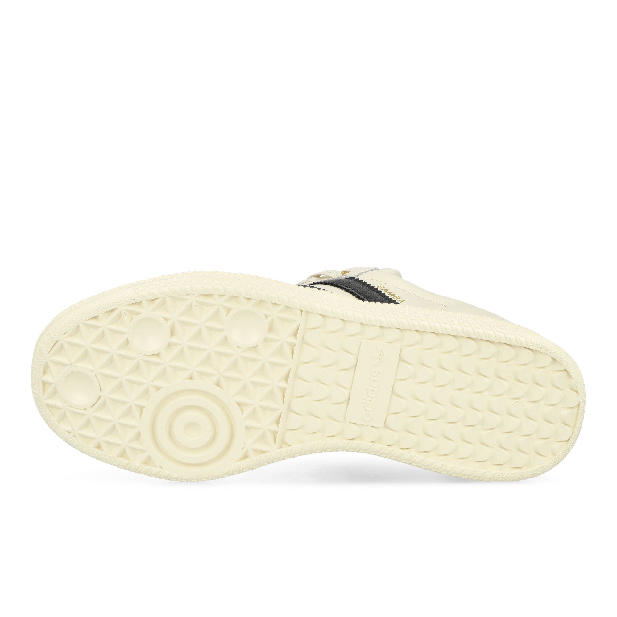 adidas Samba XLG Cream White / Core Black / Easy Yellow Low Top Sneakers Detail View 1 | Overkill