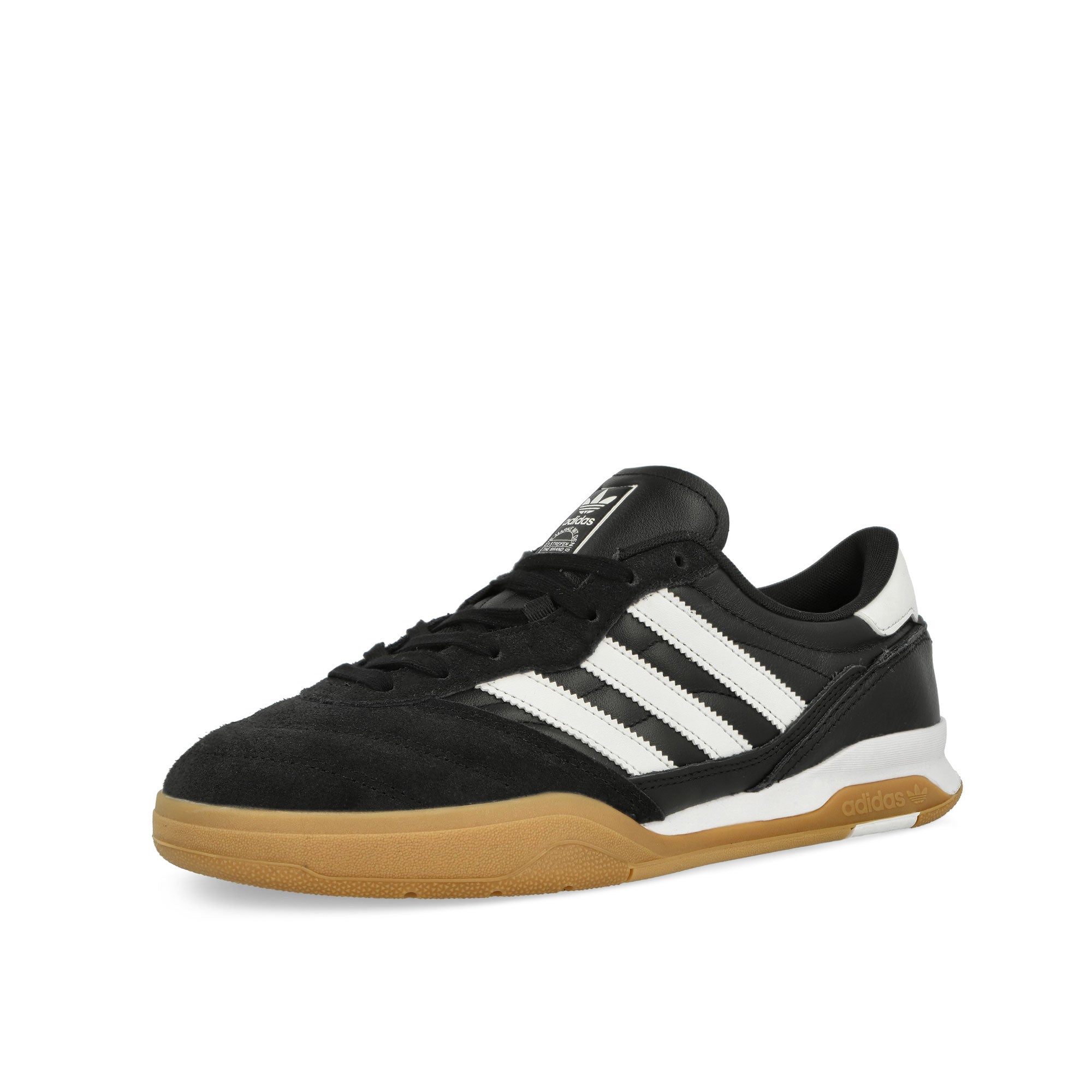 adidas Mundial FC Core Black / Footwear White / Gum 3 Low Top Sneakers Close Up | Overkill