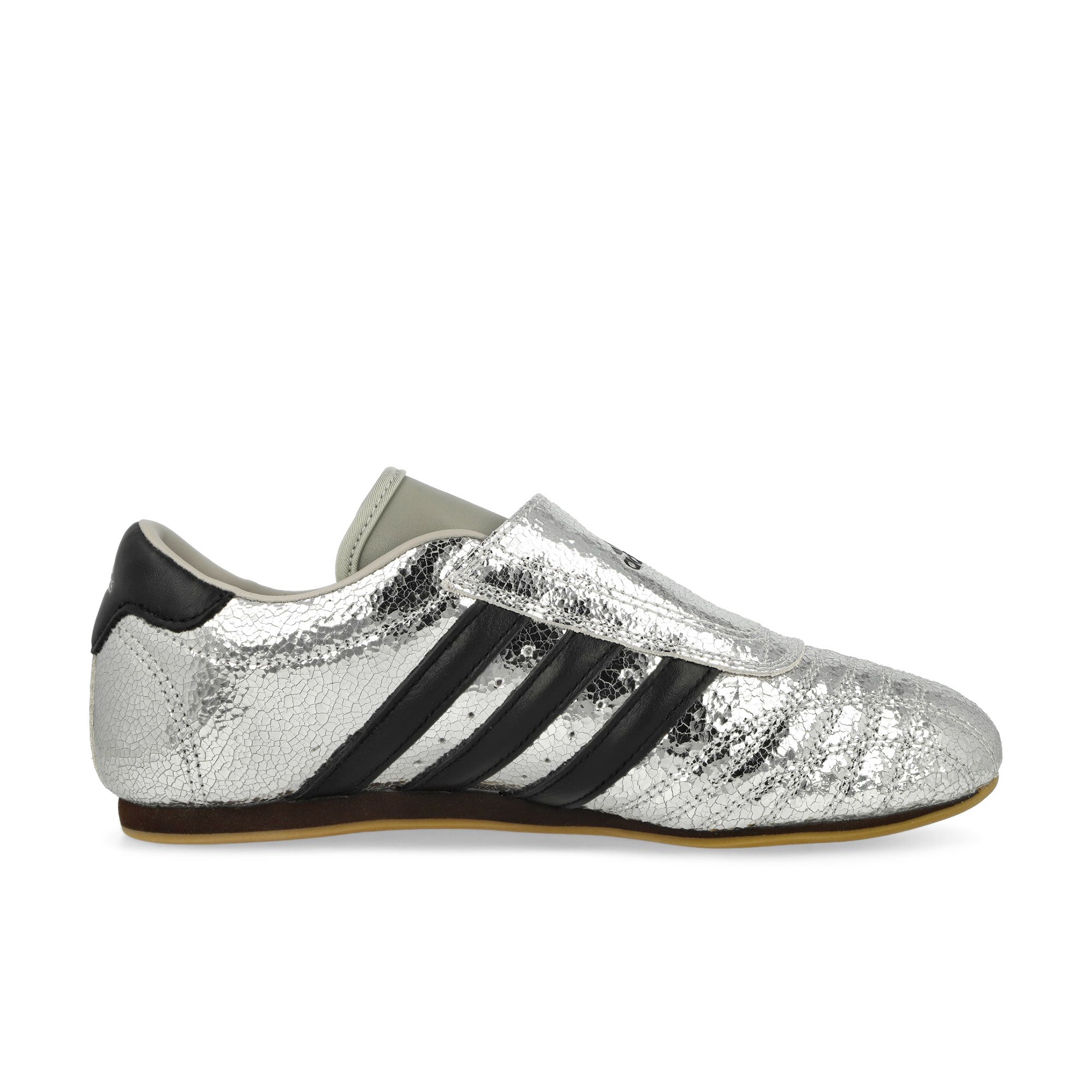 adidas Taekwondo W Silver Metallic / Core Black / Gum 5 Low Top Sneakers Silhouette | Overkill