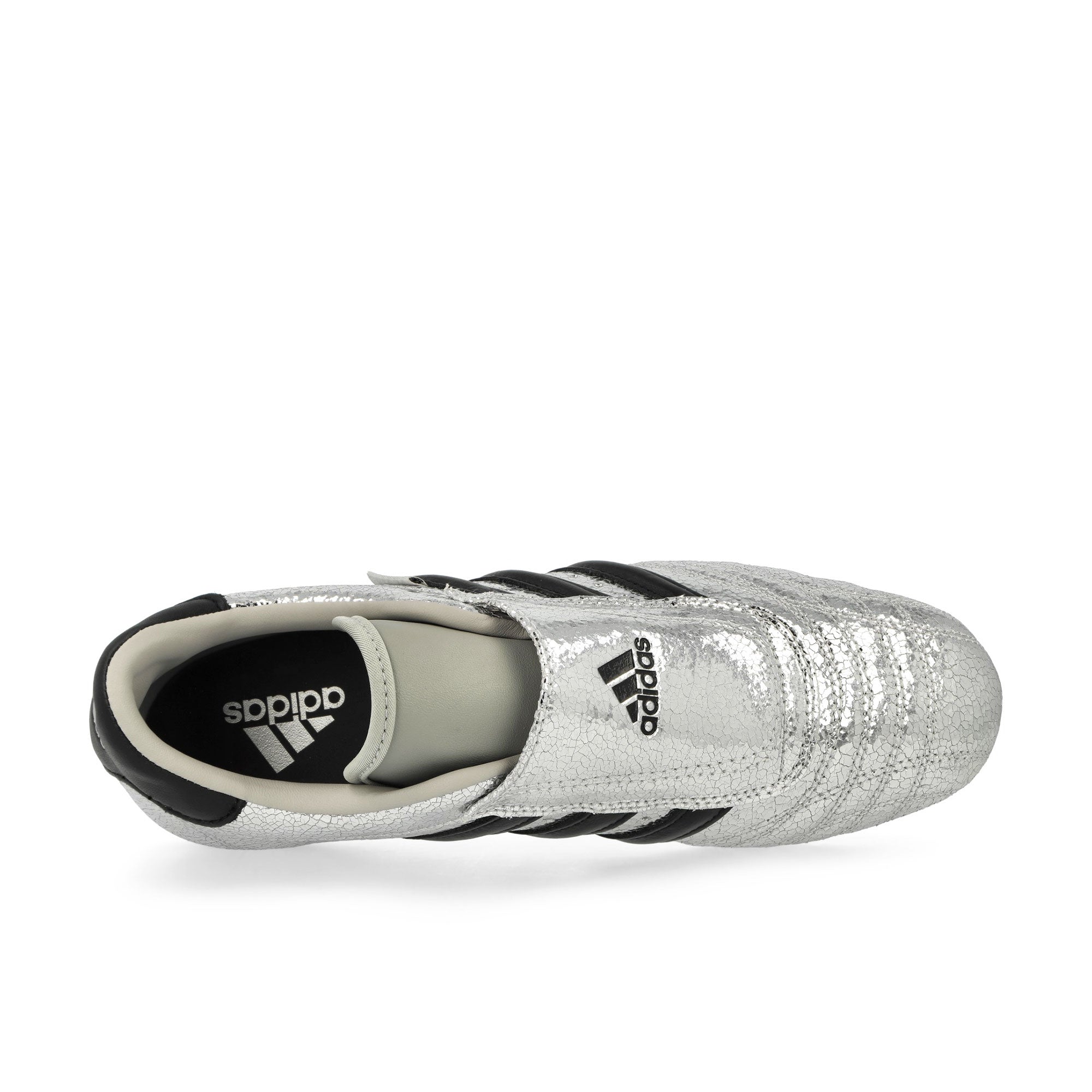 adidas Taekwondo W Silver Metallic / Core Black / Gum 5 Low Top Sneakers Detailfoto | Overkill