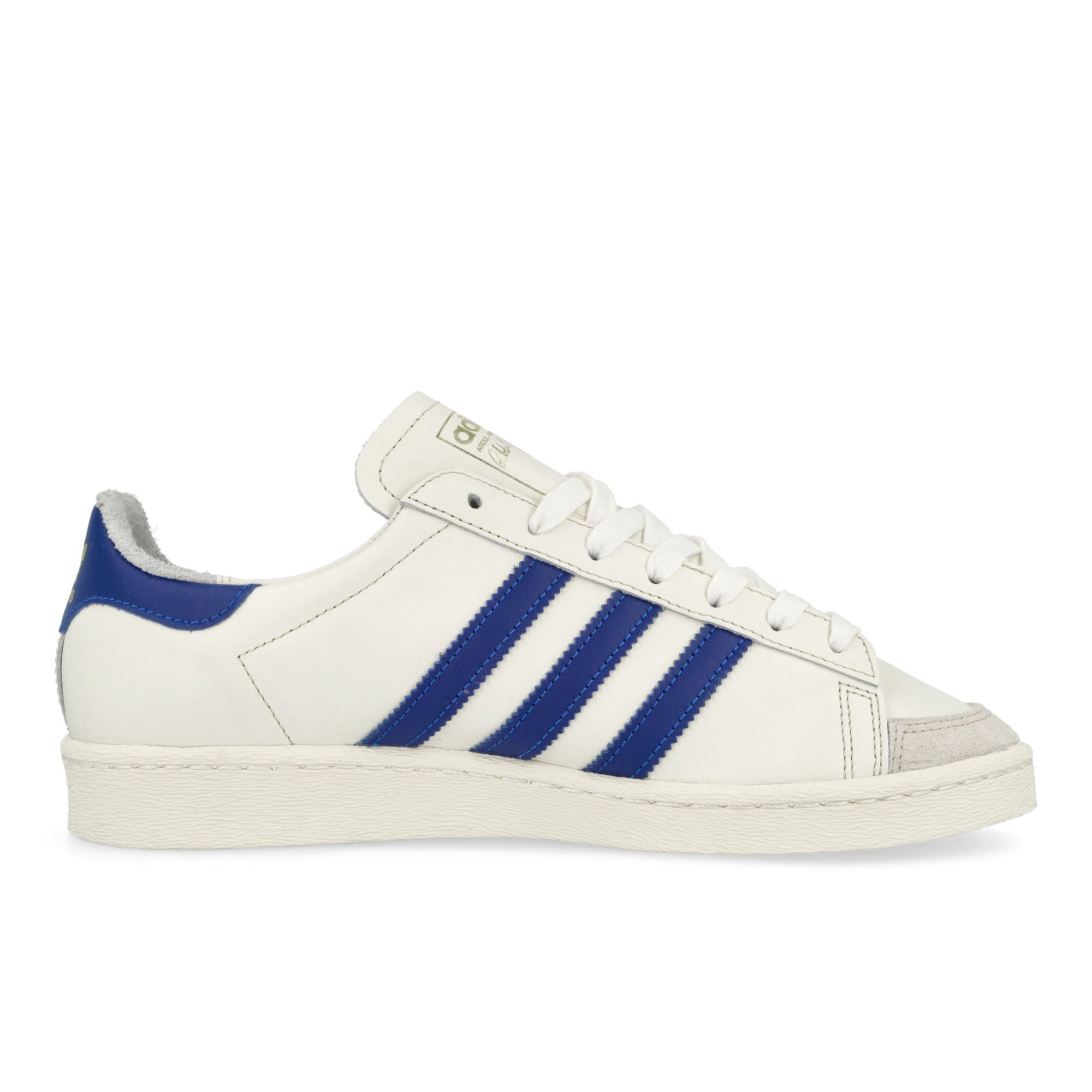 adidas Jabbar Lo Off White / Collegiate Royal / Cream White Low Top Sneakers Silhouette | Overkill