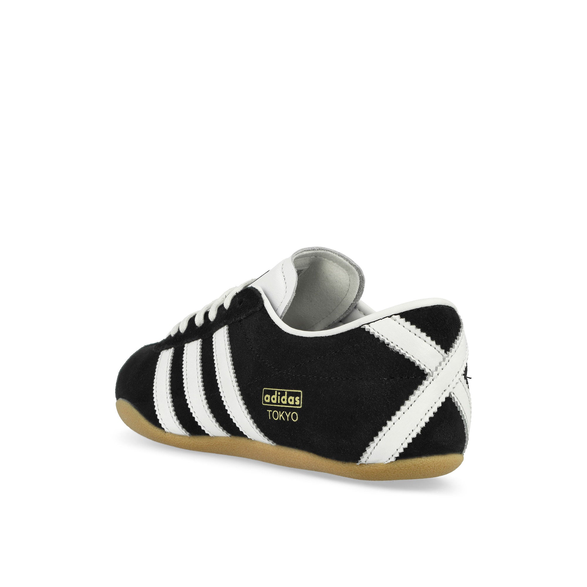 adidas Tokyo W Core Black / Cloud White / Gum Low Top Sneakers Close Up | Overkill