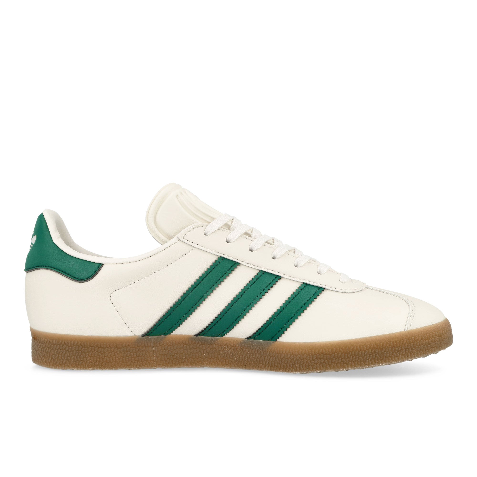 adidas Gazelle Cloud White / Collegiate Green / Gum Low Top Sneakers Silhouette | Overkill