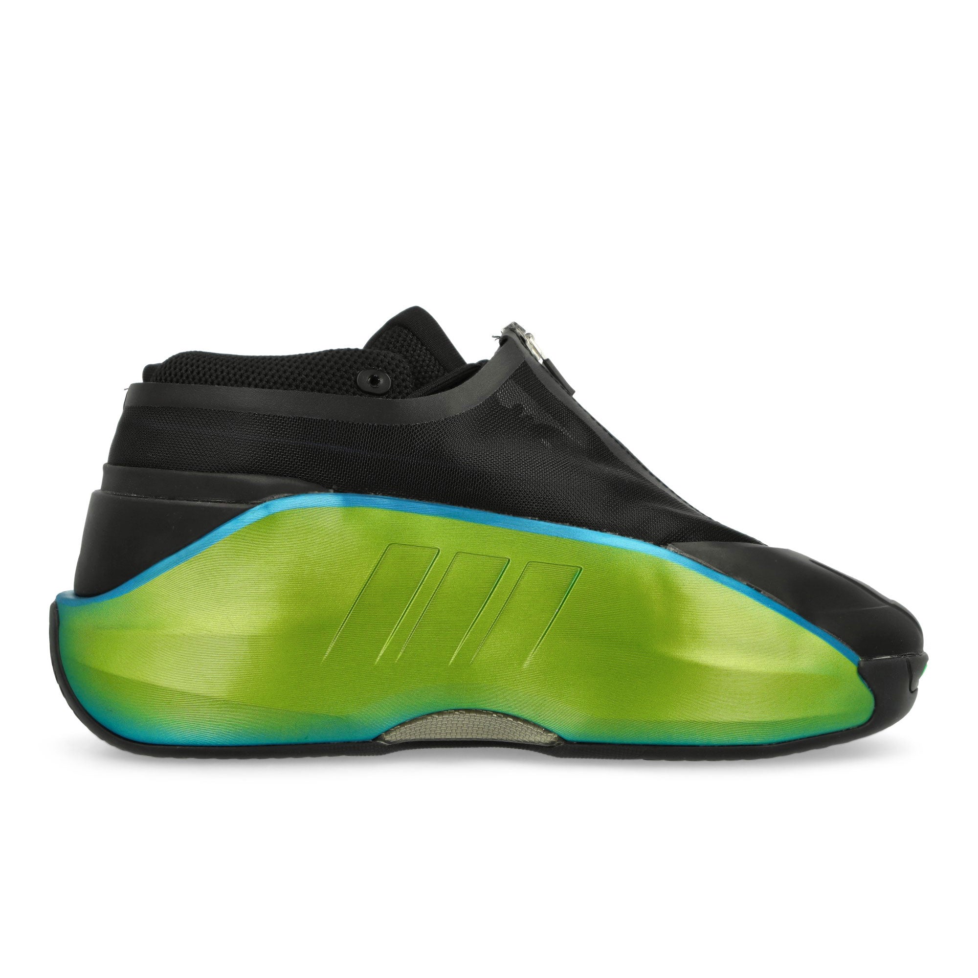 adidas Crazy IIInfinity Screaming Green / Core Black / Lucid Blue Low Top Sneakers Silhouette | Overkill