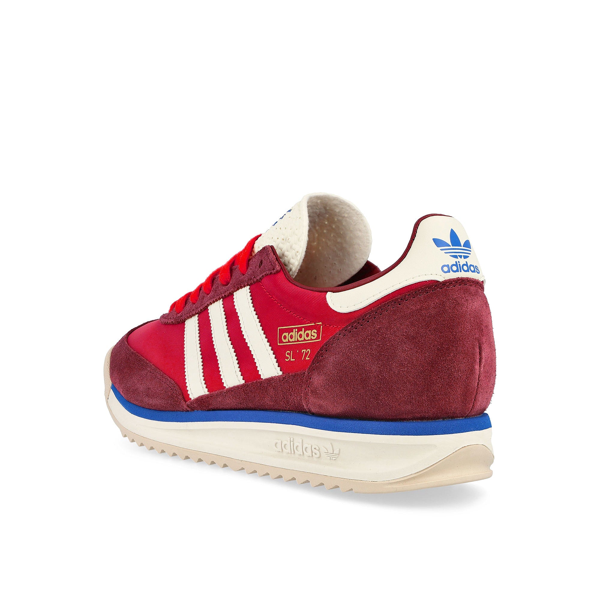 adidas SL 72 RS Shadow Red / Off White / Blue Low Top Sneakers Material | Overkill