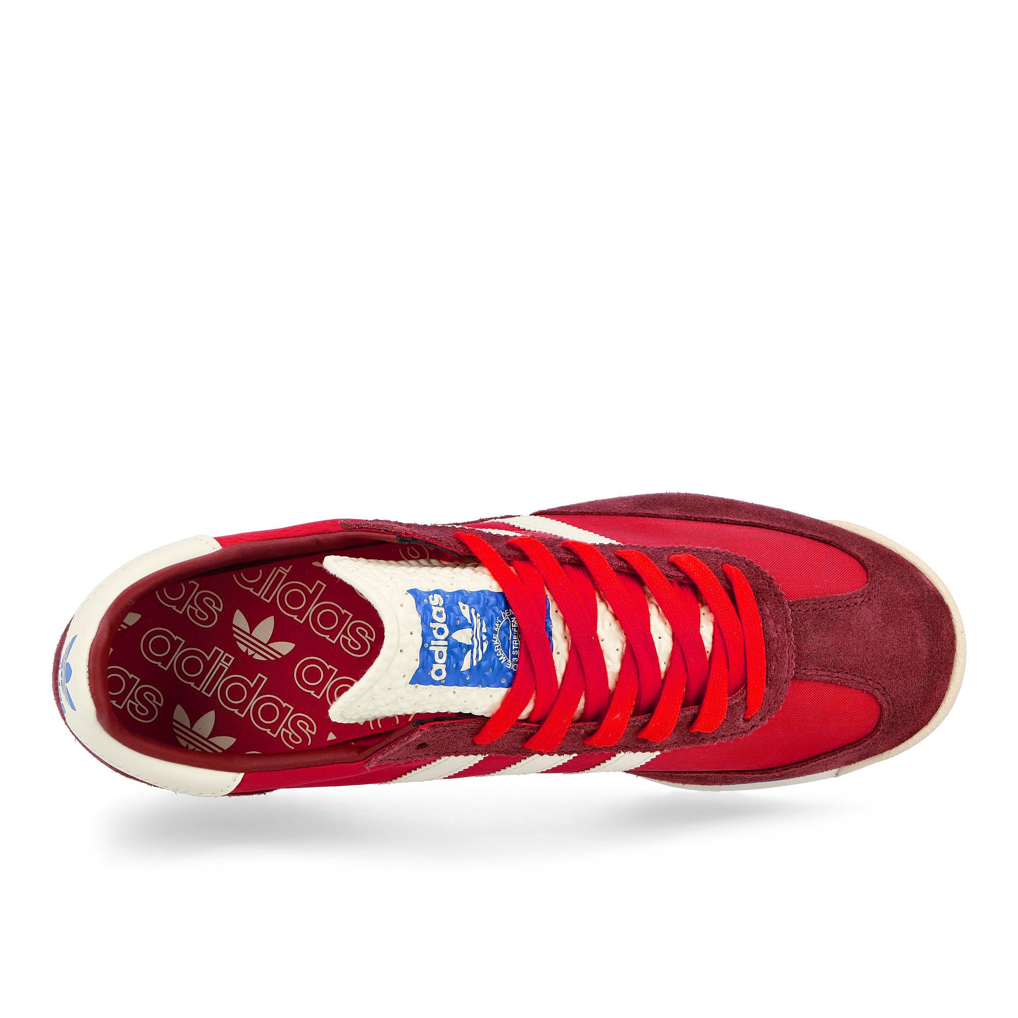adidas SL 72 RS Shadow Red / Off White / Blue Low Top Sneakers Detailfoto | Overkill