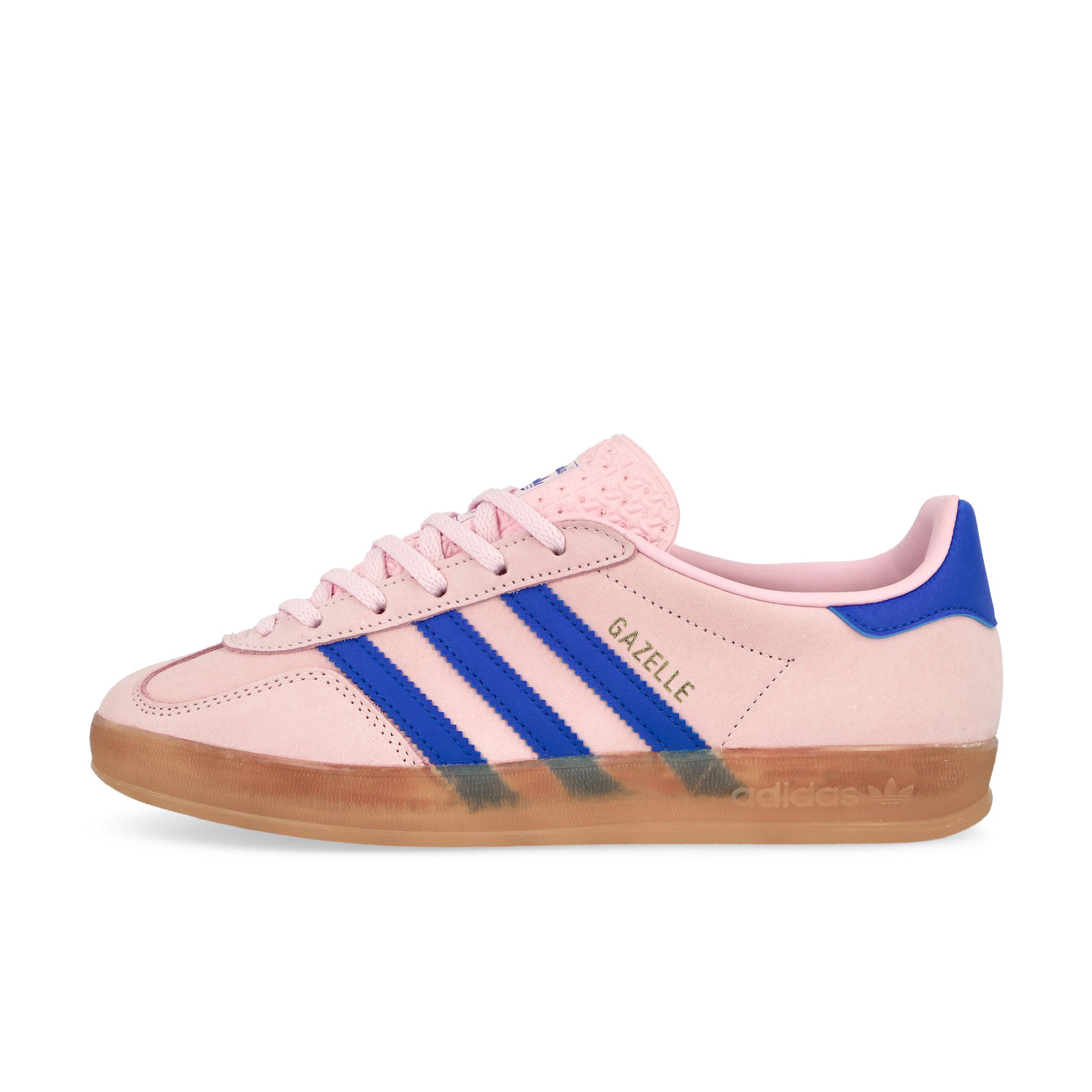 adidas Gazelle Indoor W Clear Pink / Lucid Blue / Gum 3 Low Top Sneakers JI1371 | Overkill
