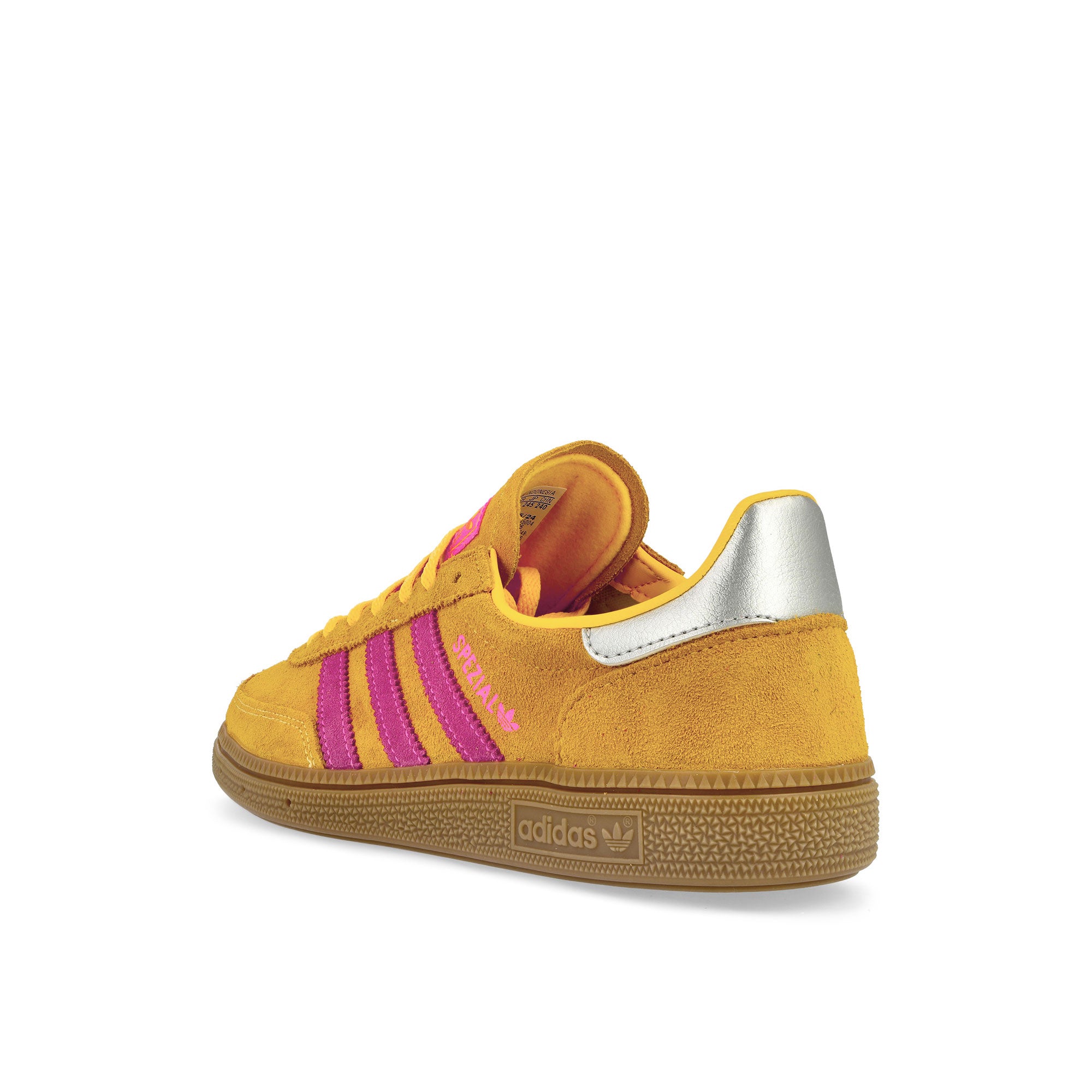 adidas Handball Spezial W Spark / Lucid Pink / Silver Metallic Low Top Sneakers Material | Overkill