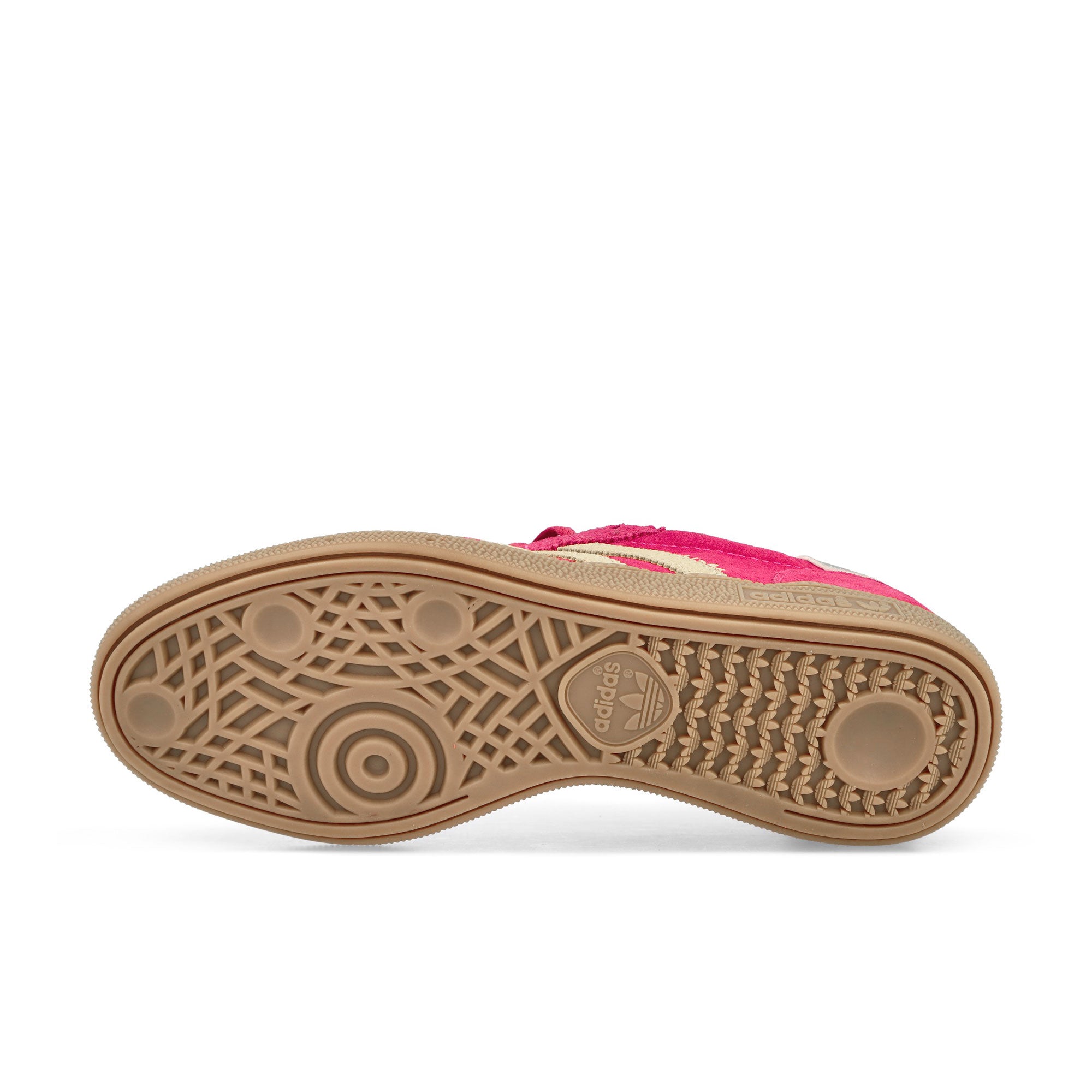 adidas Handball Spezial W Lucid Pink / Almost Yellow / Silver Metallic Low Top Sneakers Detail View 1 | Overkill