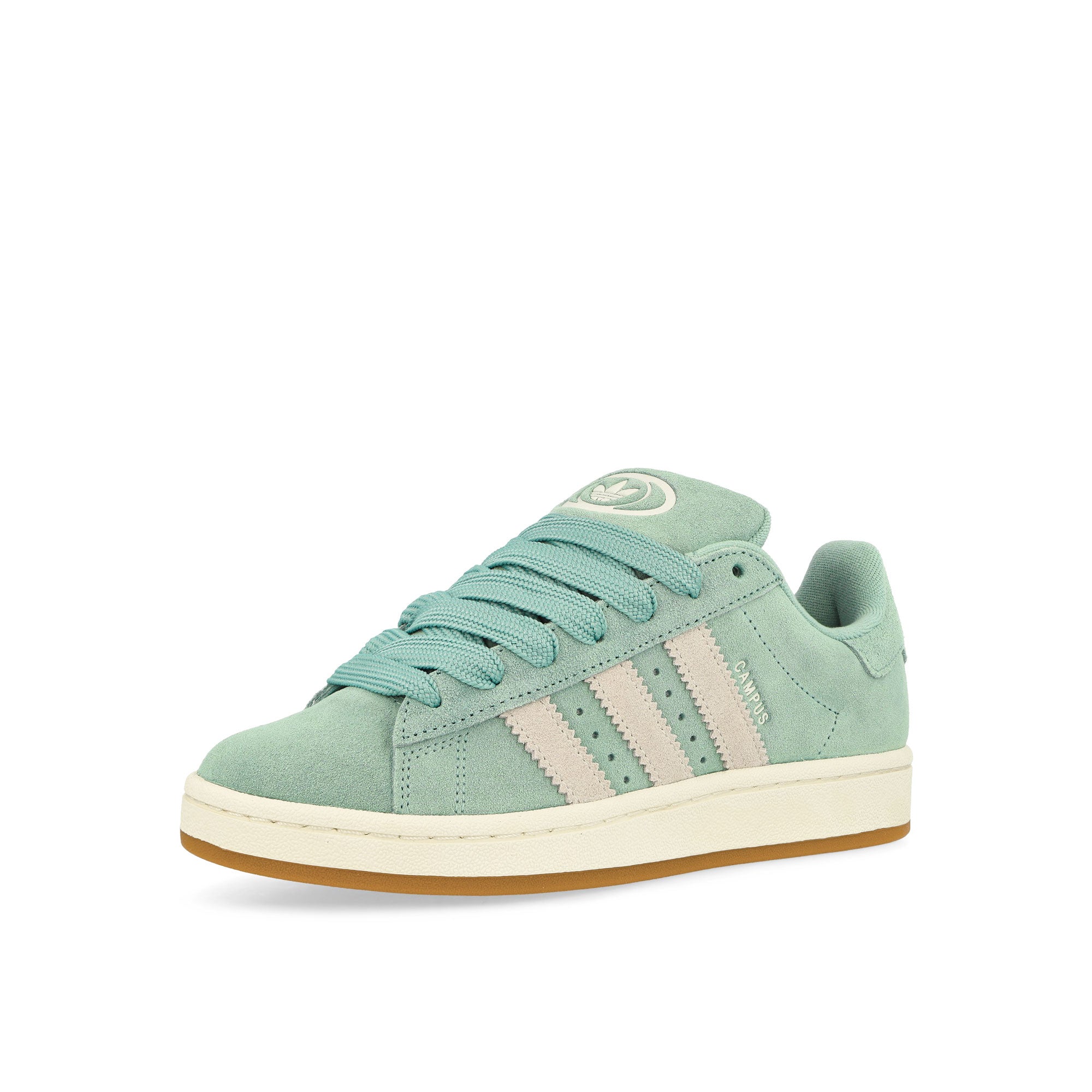 adidas Campus 00s W Hazy Green / Off White / Hazy Green Low Top Sneakers Close Up | Overkill