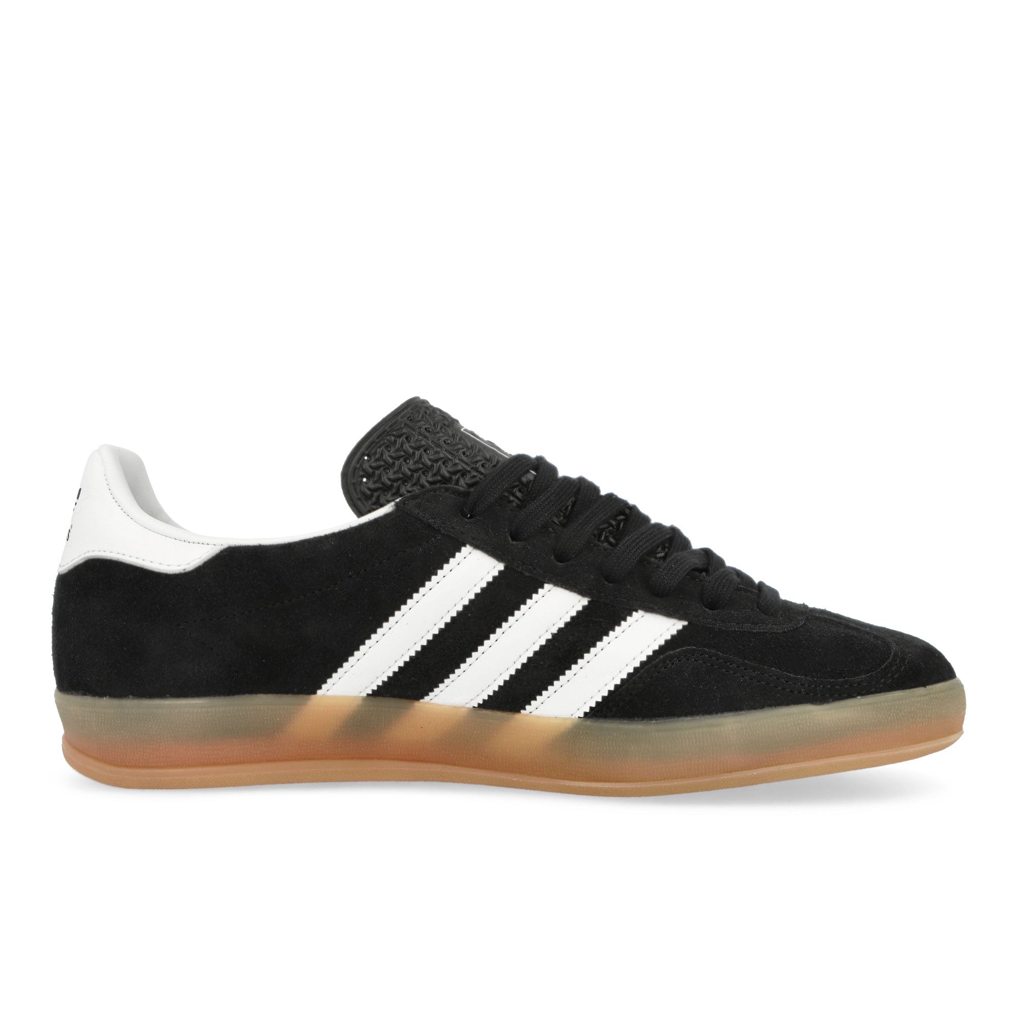 adidas Gazelle Indoor Core Black / Footwear White / Gum 2 Low Top Sneakers Silhouette | Overkill