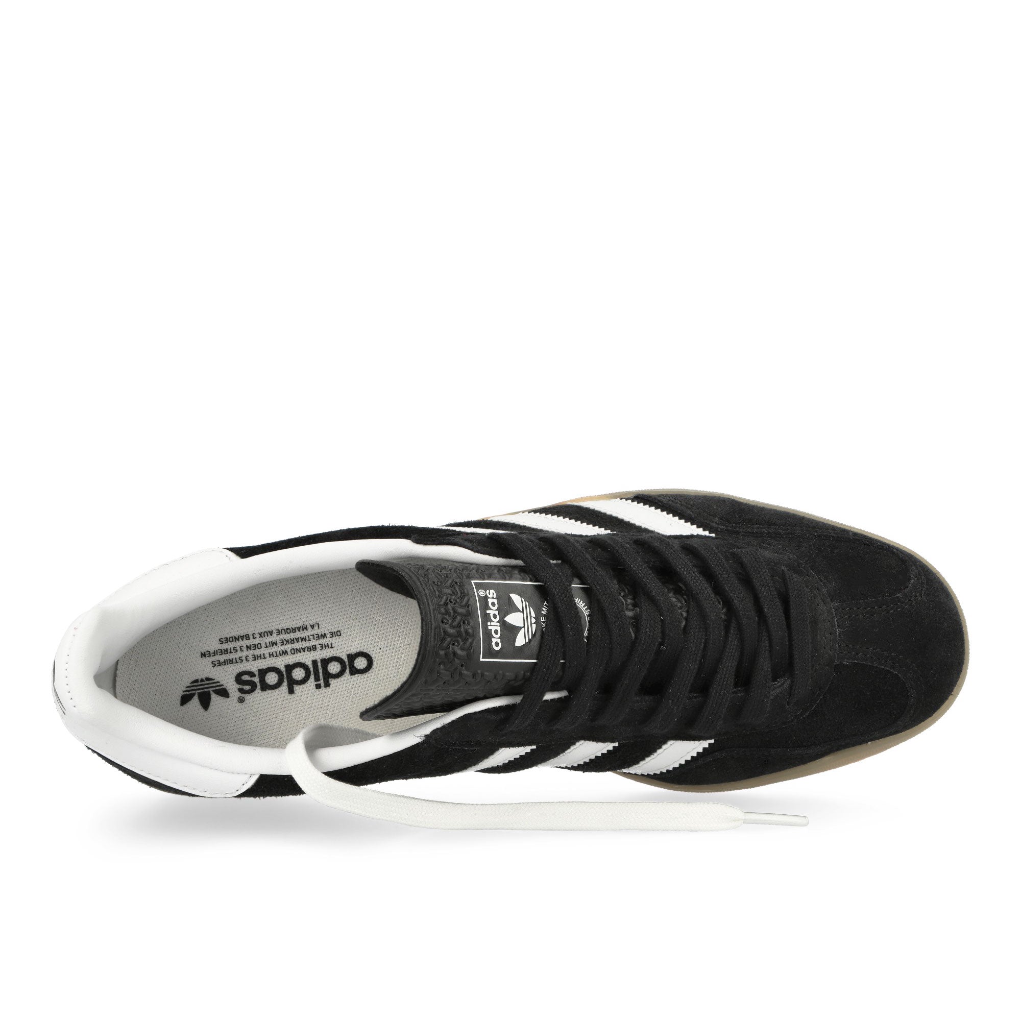 adidas Gazelle Indoor Core Black / Footwear White / Gum 2 Low Top Sneakers Detailfoto | Overkill