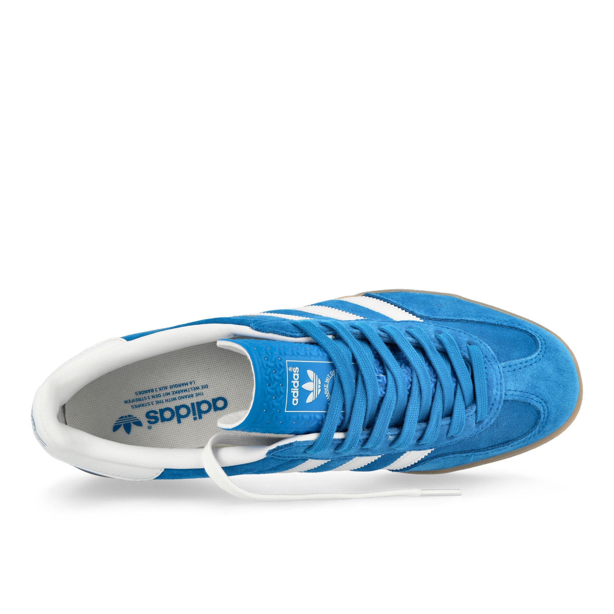 adidas Gazelle Indoor Bluebird / Footwear White / Gum 2 Low Top Sneakers Detailfoto | Overkill