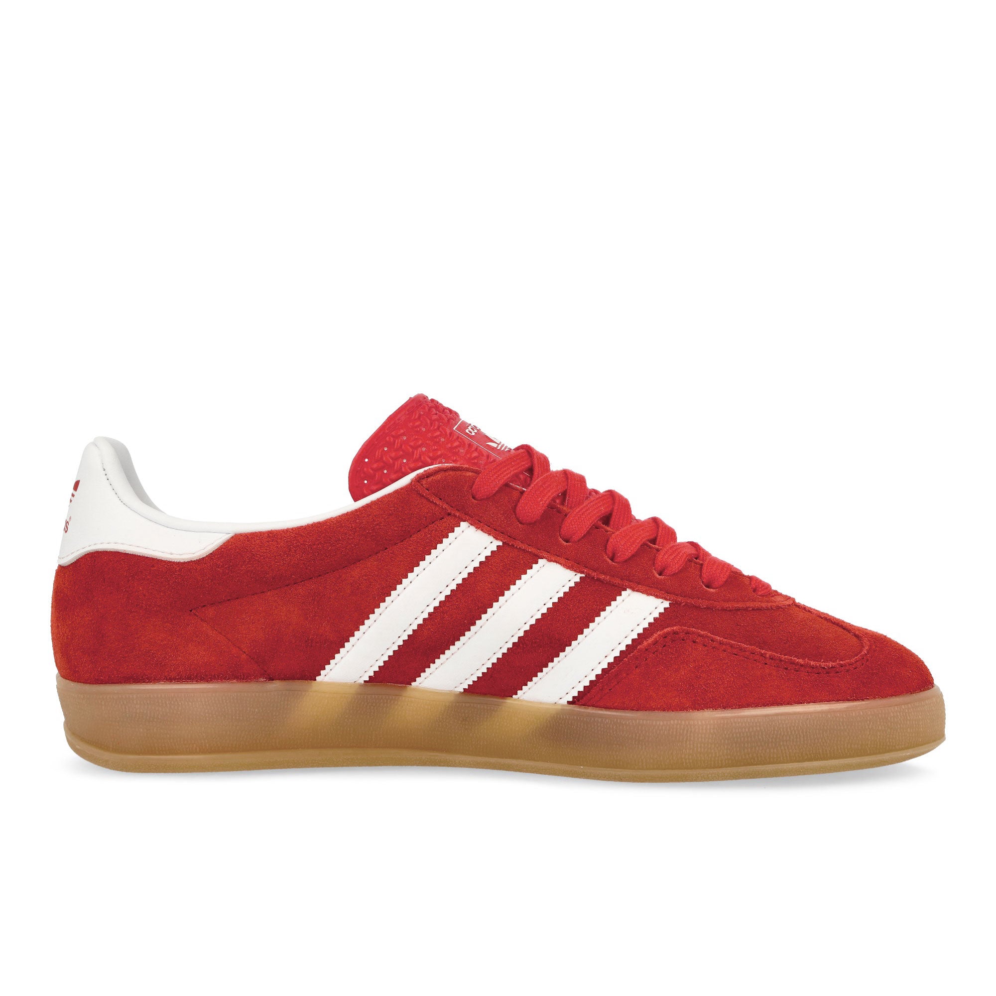 adidas Gazelle Indoor Better Scarlet / Footwear White / Gum 2 Low Top Sneakers Silhouette | Overkill