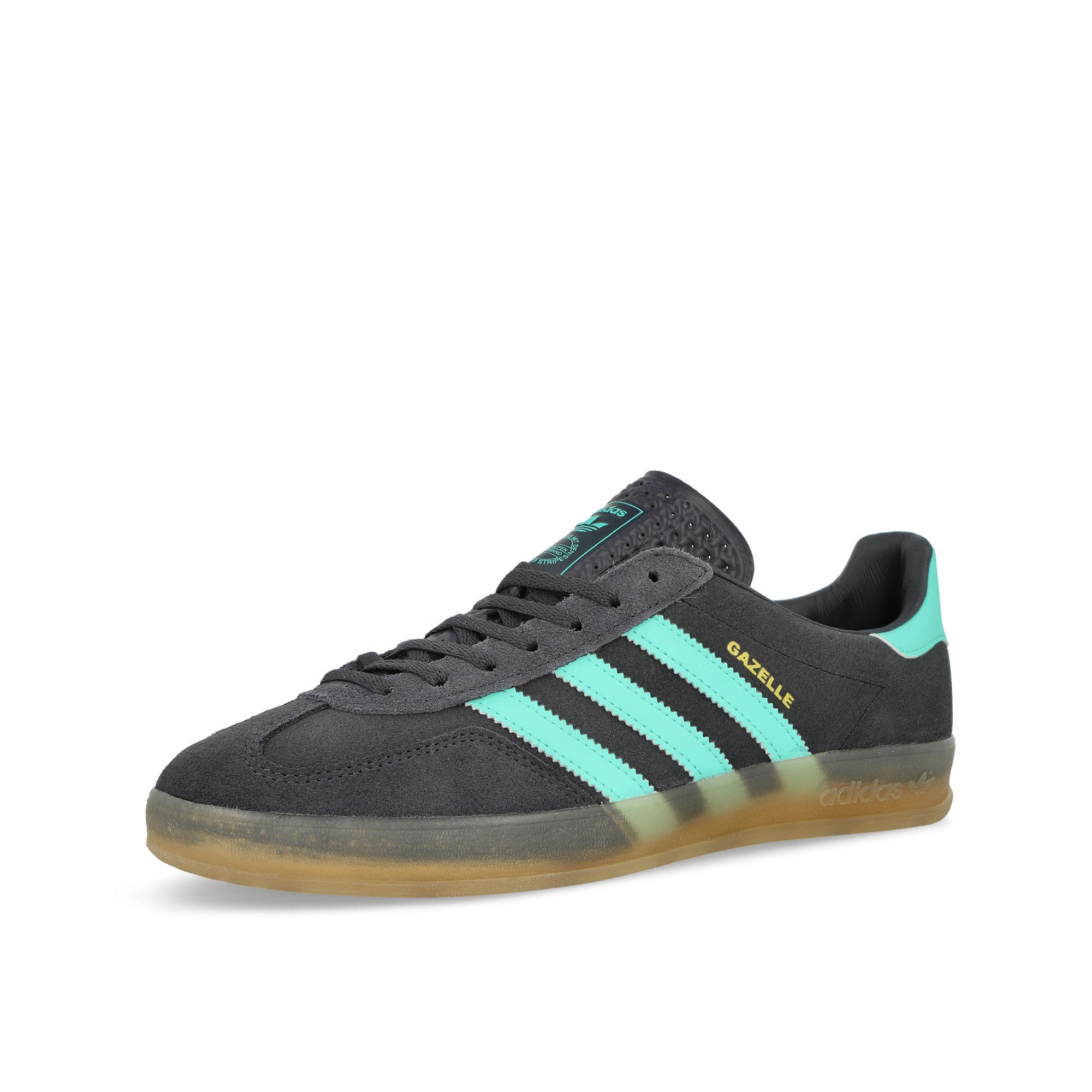adidas Gazelle Indoor Shadow Navy / Footwear White / Legend Ink Low Top Sneakers Close Up | Overkill