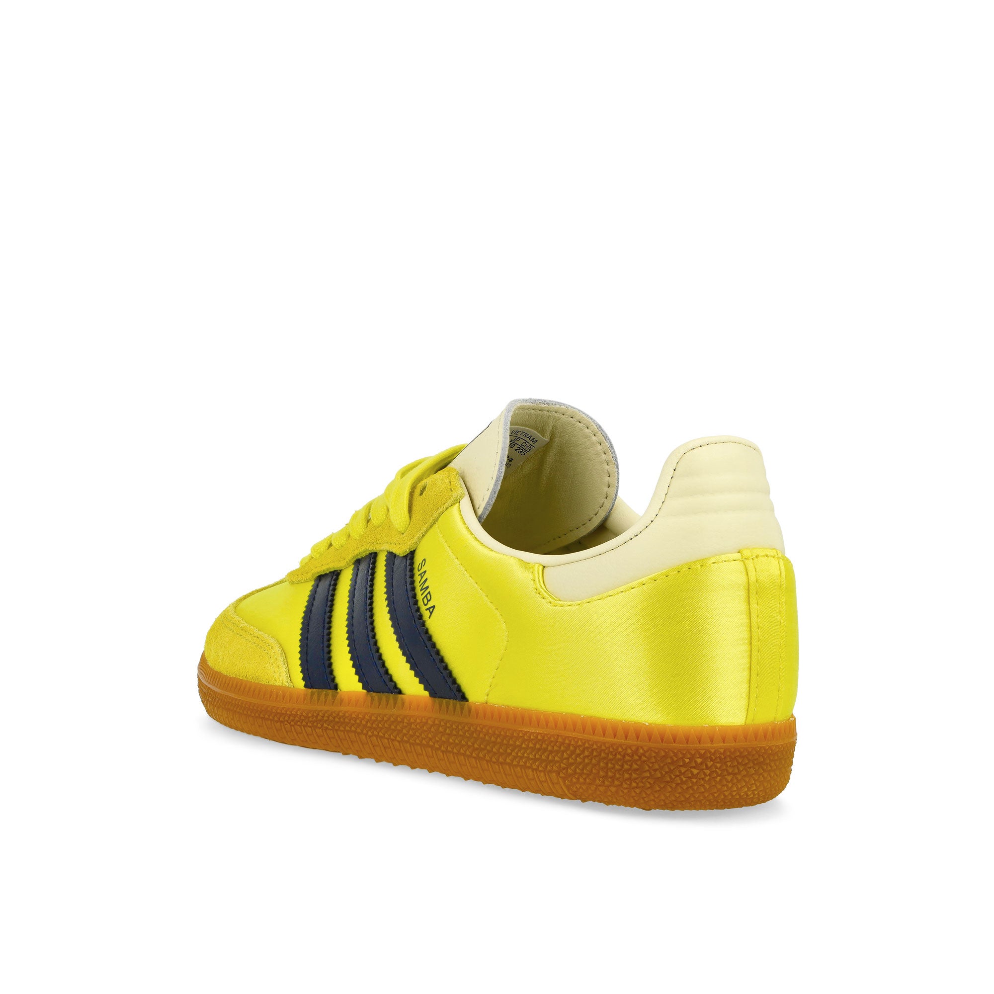 adidas Samba OG W Shock Yellow / Night Indigo / Cream White Low Top Sneakers Material | Overkill