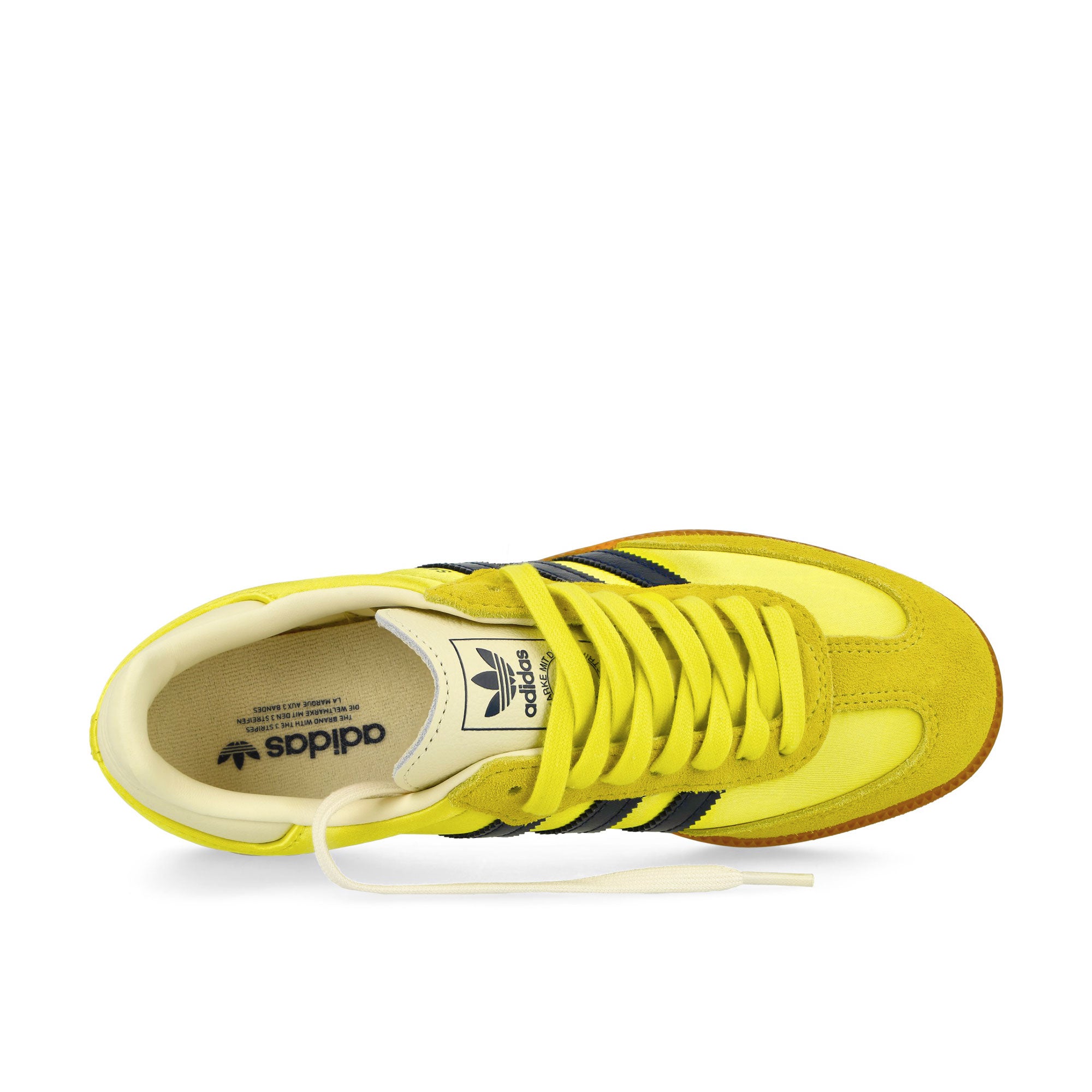 adidas Samba OG W Shock Yellow / Night Indigo / Cream White Low Top Sneakers Detailfoto | Overkill
