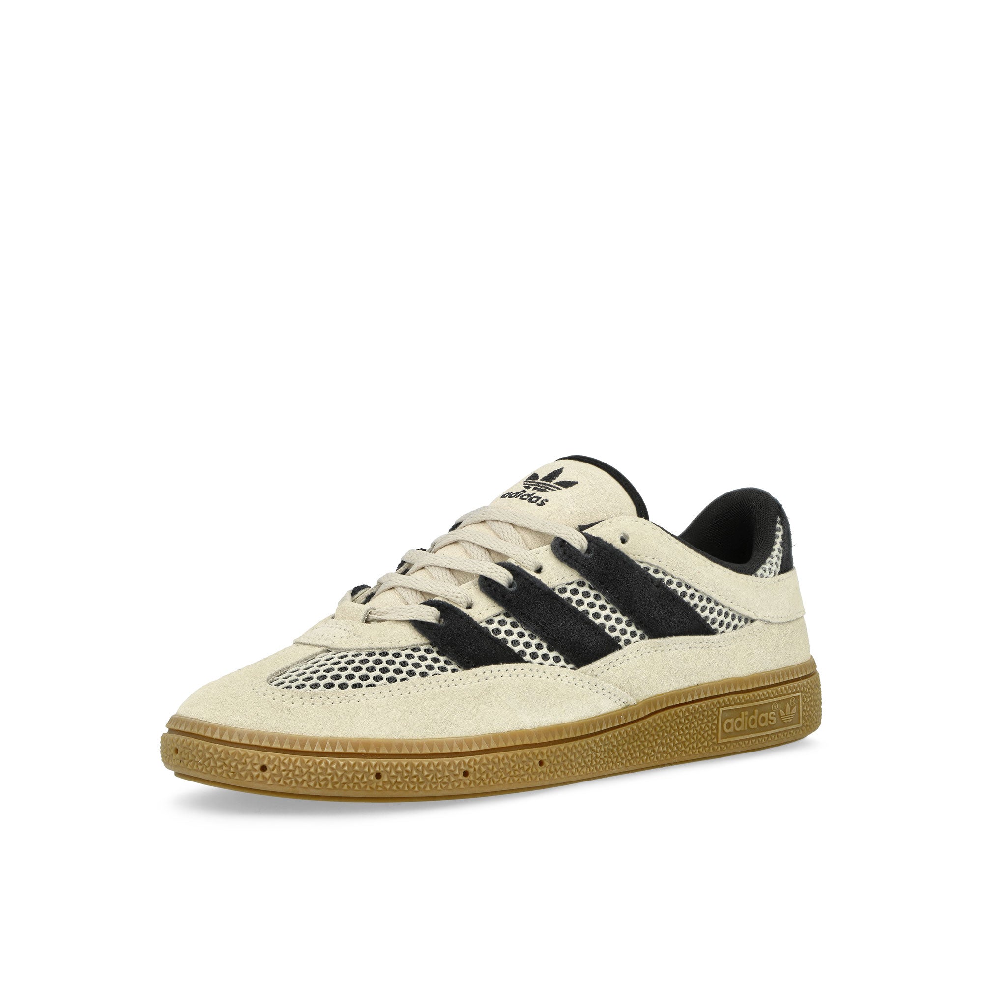 adidas Handball Spezial ST W Off White / Core Black / Footwear White Low Top Sneakers Close Up | Overkill