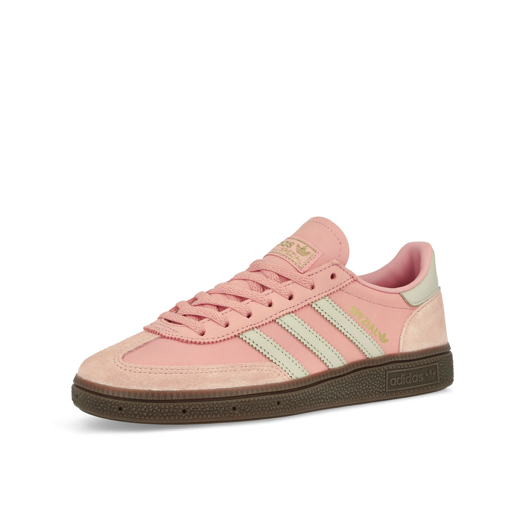 adidas Handball Spezial W Wonder Mauve / Alumina / Gum 5 Low Top Sneakers Close Up | Overkill