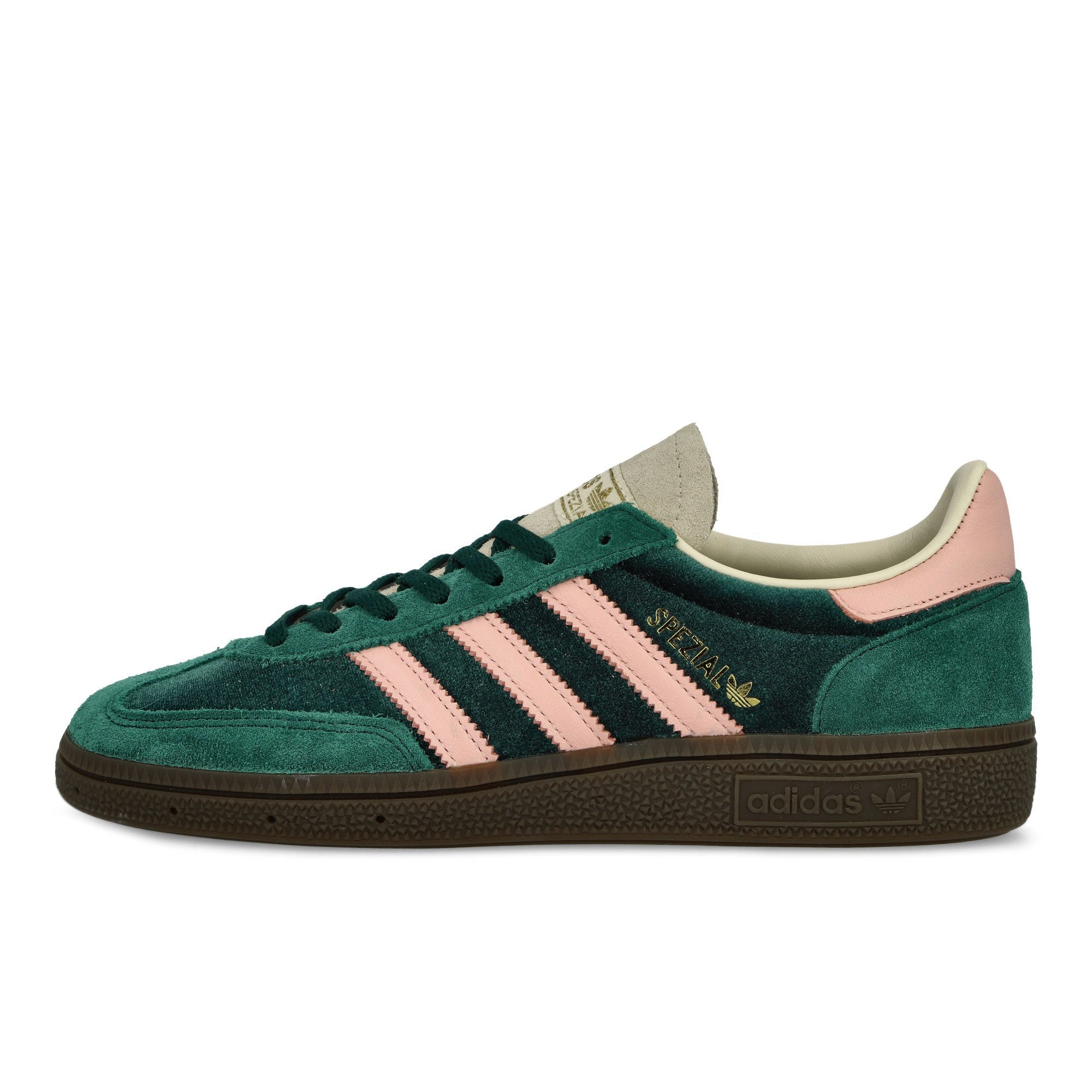 adidas Handball Spezial W Collegiate Green / Clear Pink / Cream White Low Top Sneakers JI2648 | Overkill