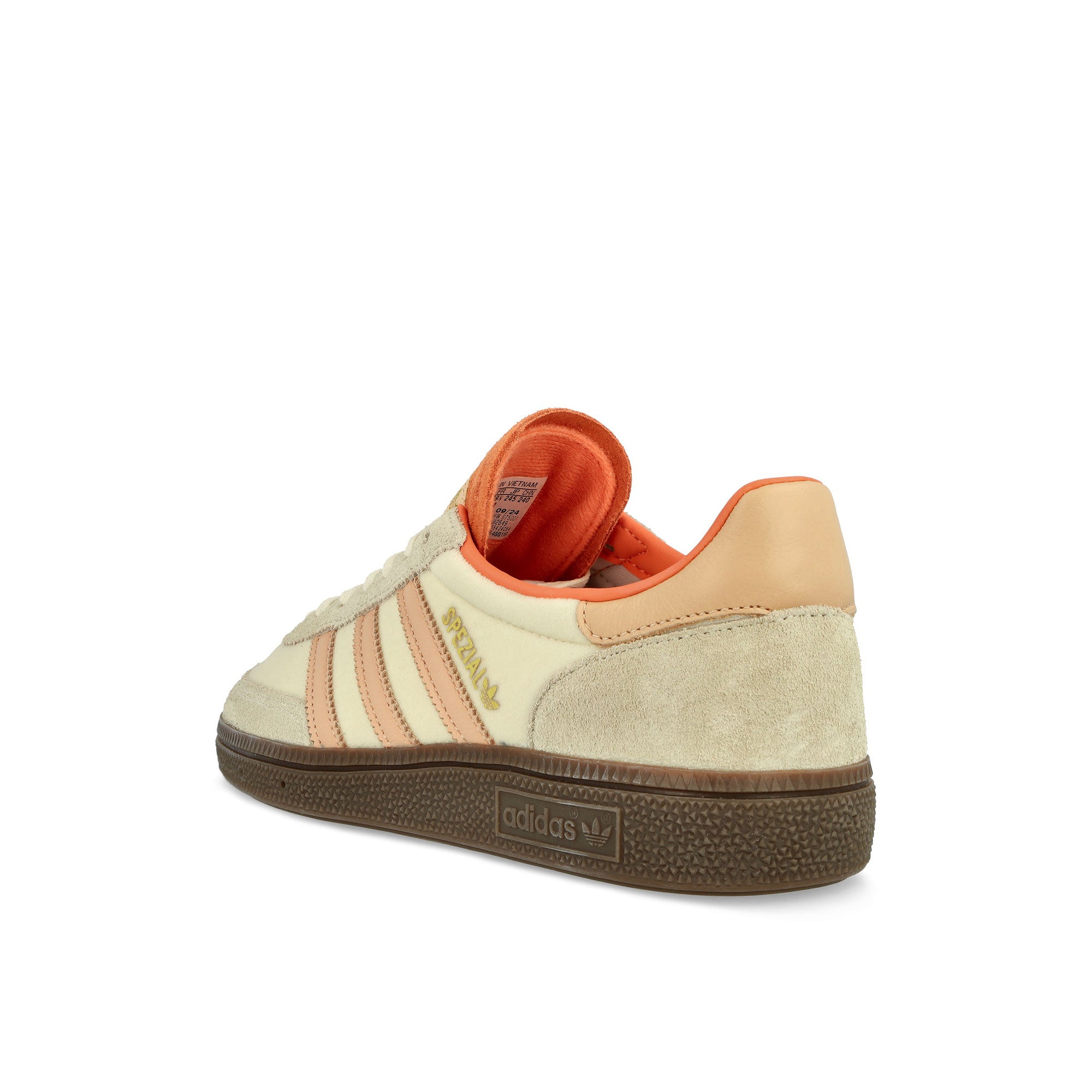 adidas Handball Spezial W Cream White / Powder Coarl / Semi Coral Low Top Sneakers Material | Overkill
