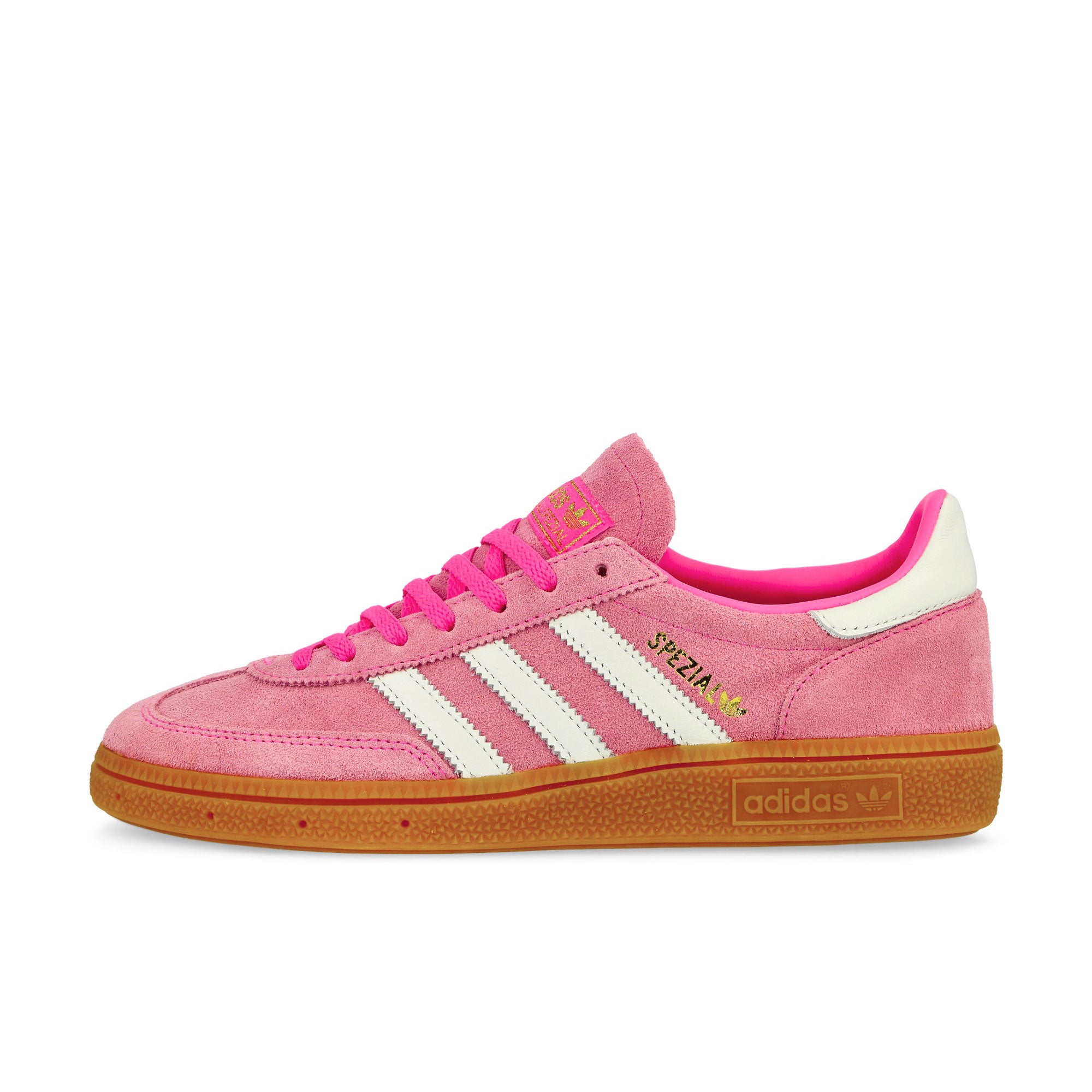 adidas Handball Spezial W Lucid Pink / Footwear White / Gold Metallic Low Top Sneakers JI2654 | Overkill