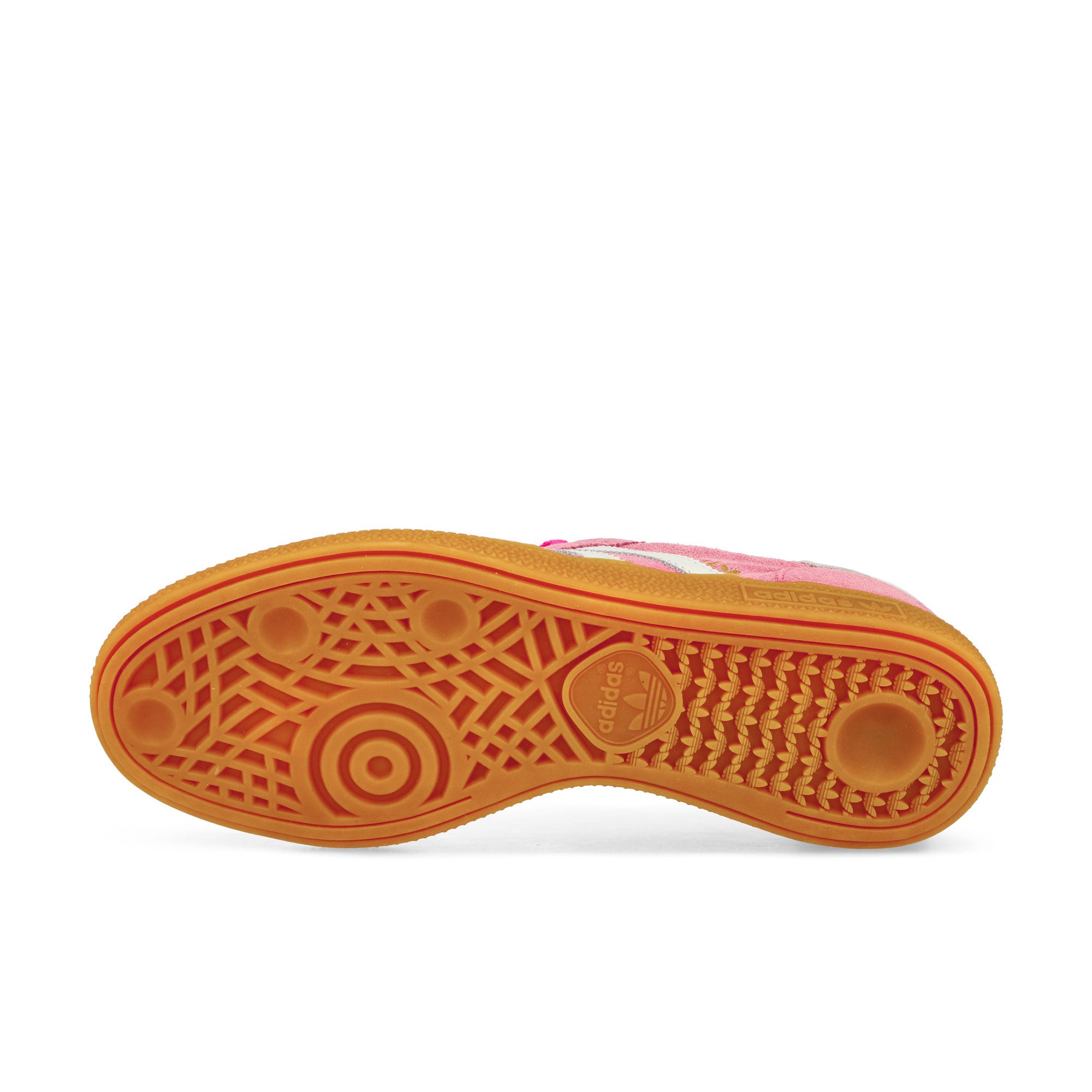 adidas Handball Spezial W Lucid Pink / Footwear White / Gold Metallic Low Top Sneakers Detail View 1 | Overkill