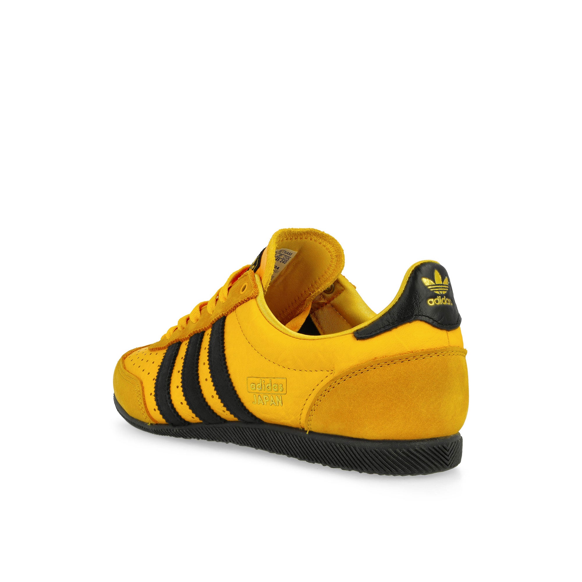 adidas Japan W Crew Yellow / Core Black / Gold Metallic Low Top Sneakers Material | Overkill