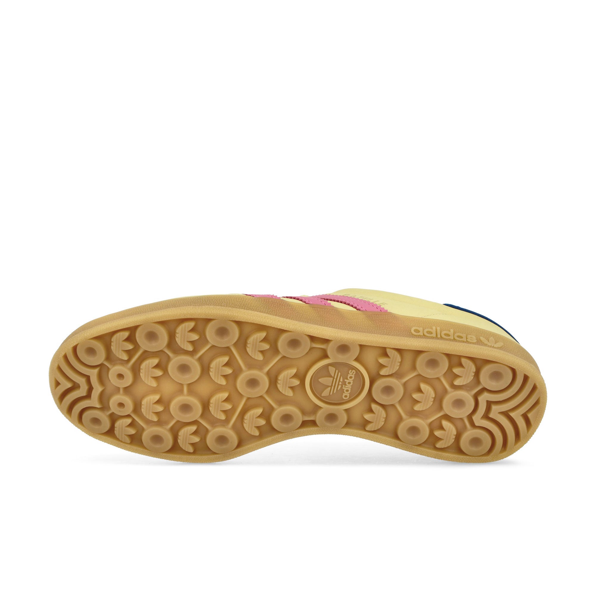 adidas Gazelle Indoor W Powder Yellow / Lucid Pink / Team Royal Blue Low Top Sneakers Detail View 1 | Overkill
