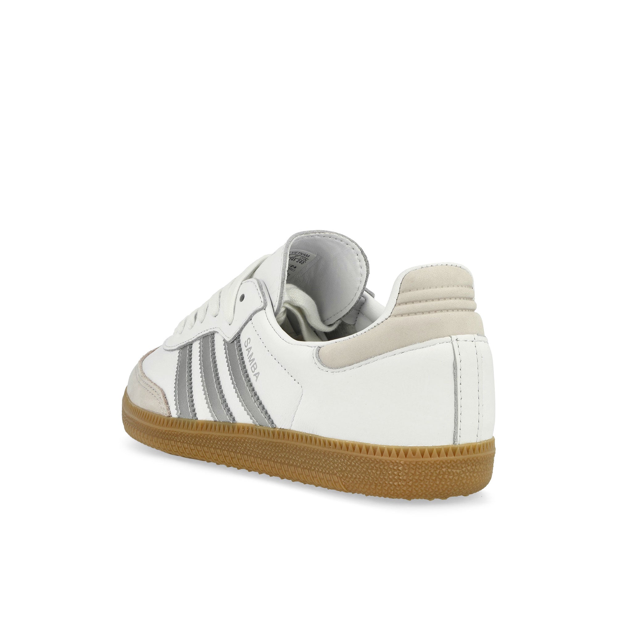 adidas Samba OG W Footwear White / Silver Metallic / Grey One Low Top Sneakers Material | Overkill
