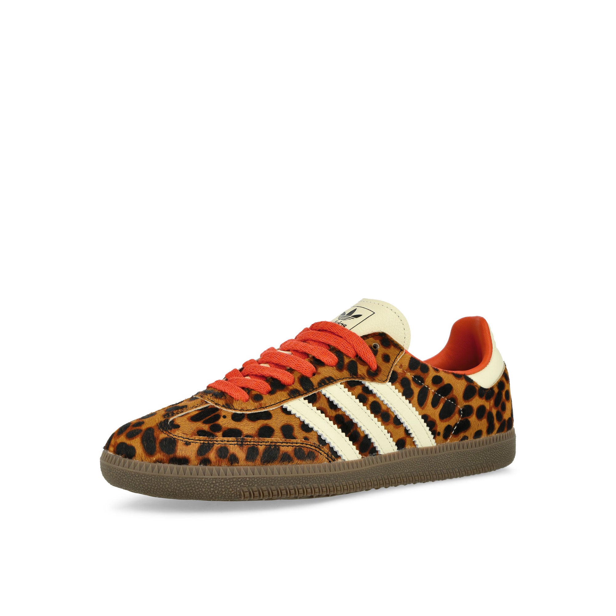 adidas Samba OG W Core Black / Preloved Red / Cream White Low Top Sneakers Close Up | Overkill