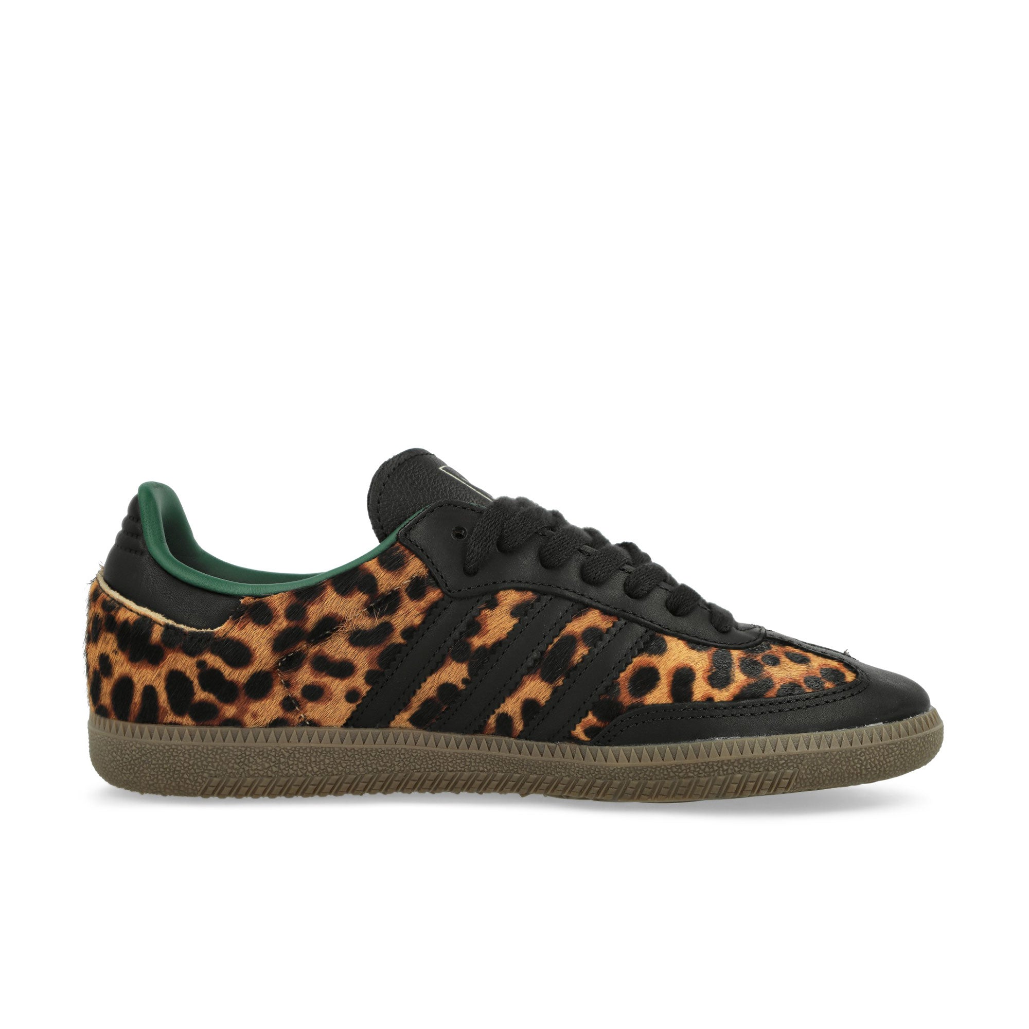 adidas Samba OG W Core Black / Collegiate Green / Cream White Low Top Sneakers Silhouette | Overkill
