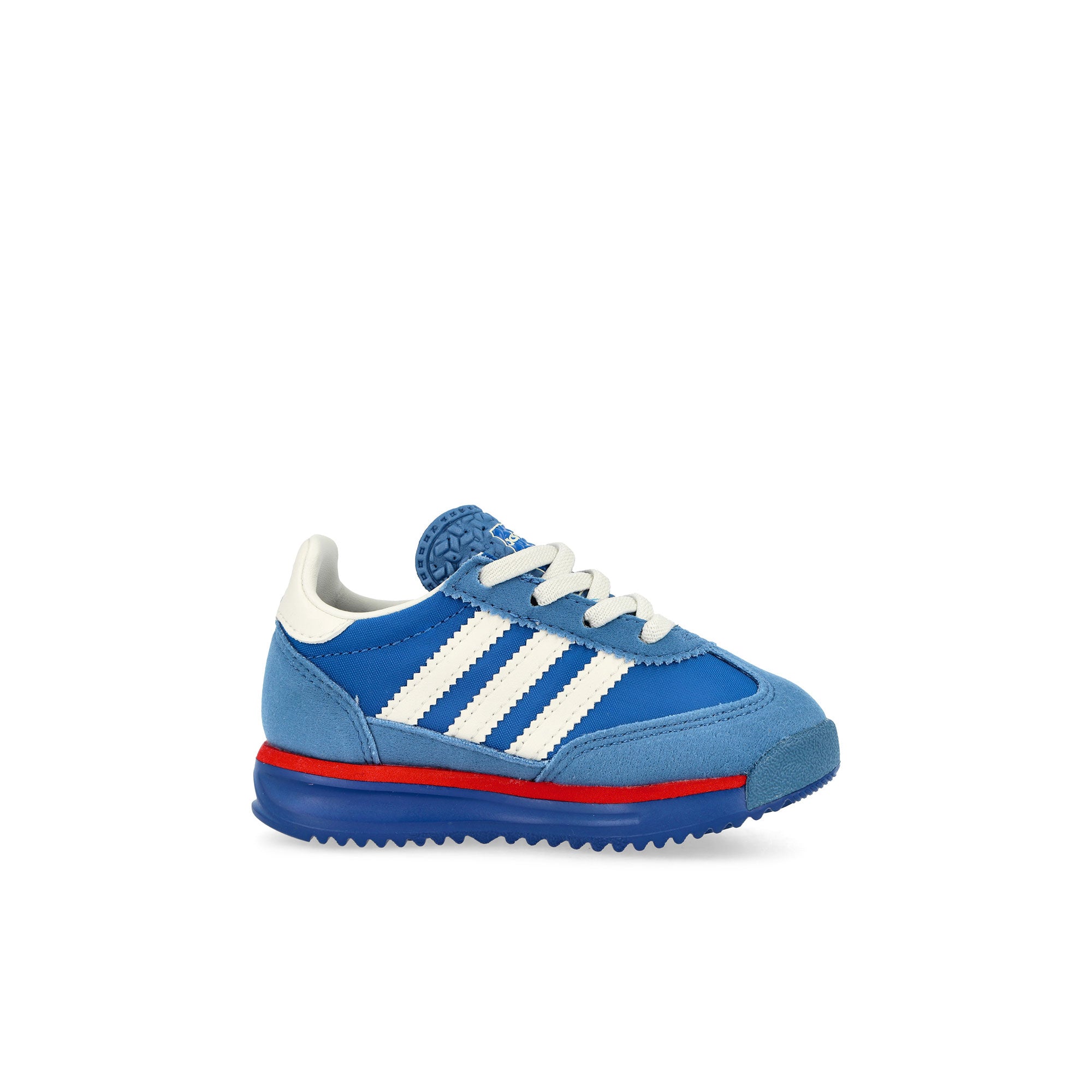 adidas SL 72 RS EL I Blue / Core White / Better Scarlet Low Top Sneakers Silhouette | Overkill