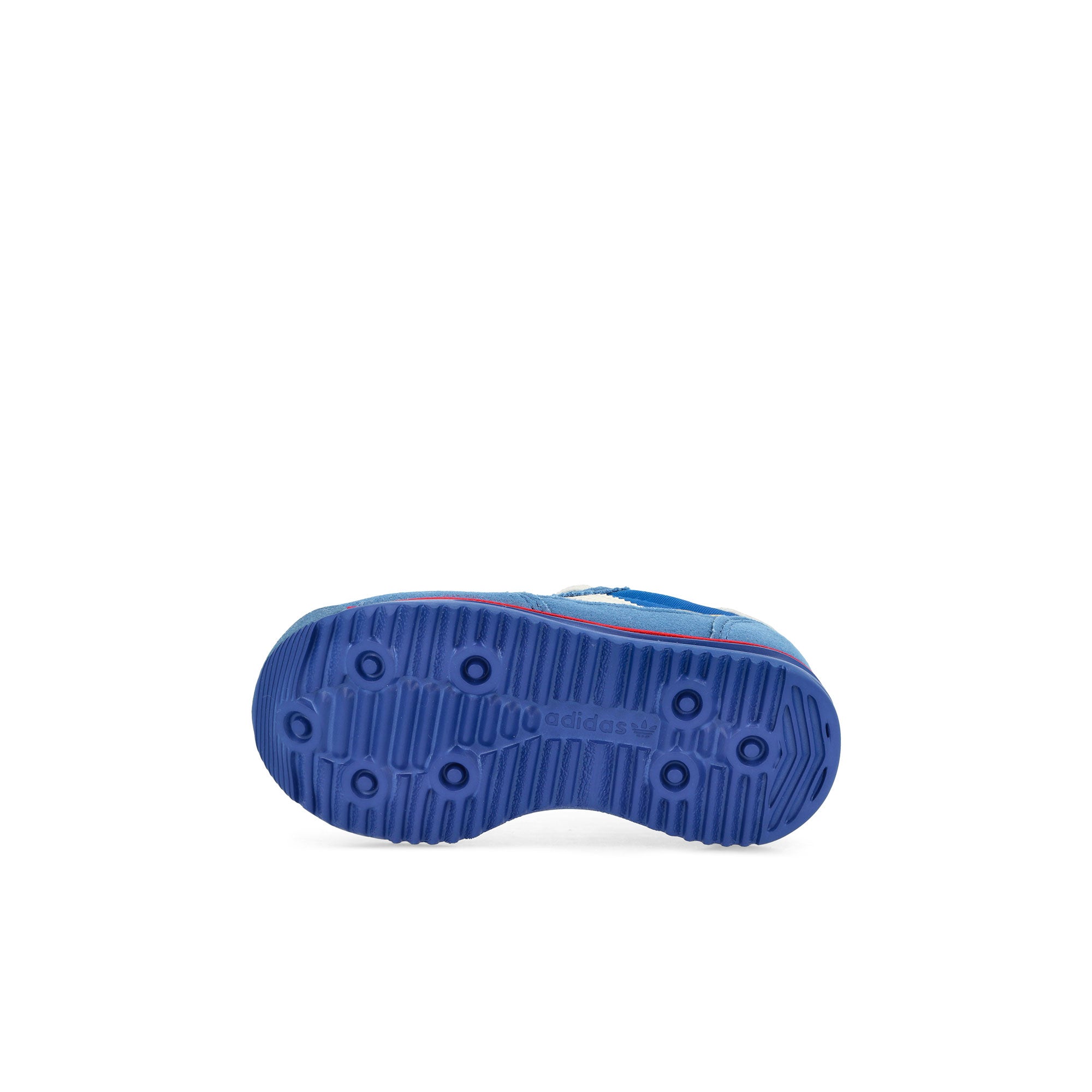 adidas SL 72 RS EL I Blue / Core White / Better Scarlet Low Top Sneakers Detail View 1 | Overkill