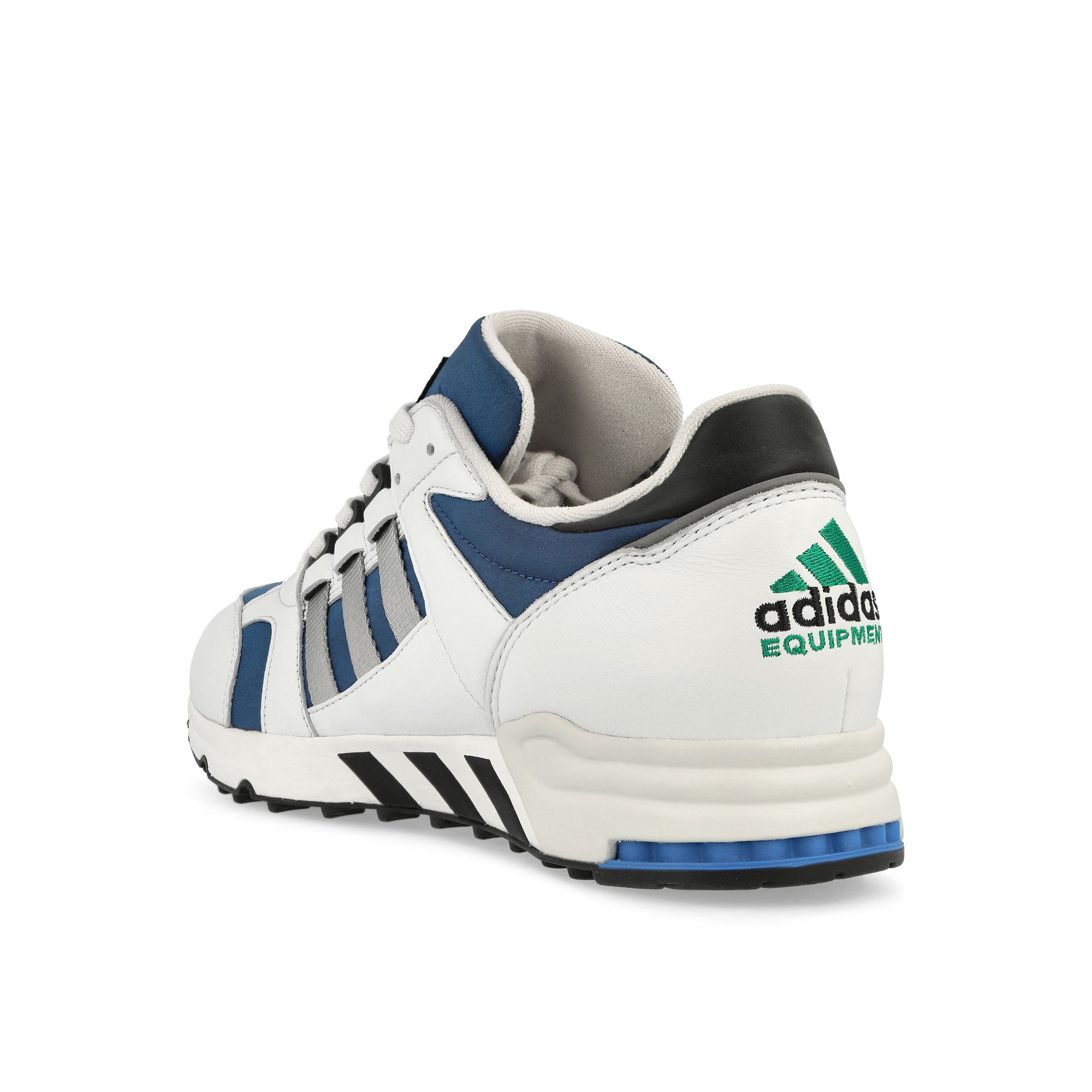adidas Equipment Cushion 93 Equipment Blue / Core Black / Crystal White Low Top Sneakers Material | Overkill