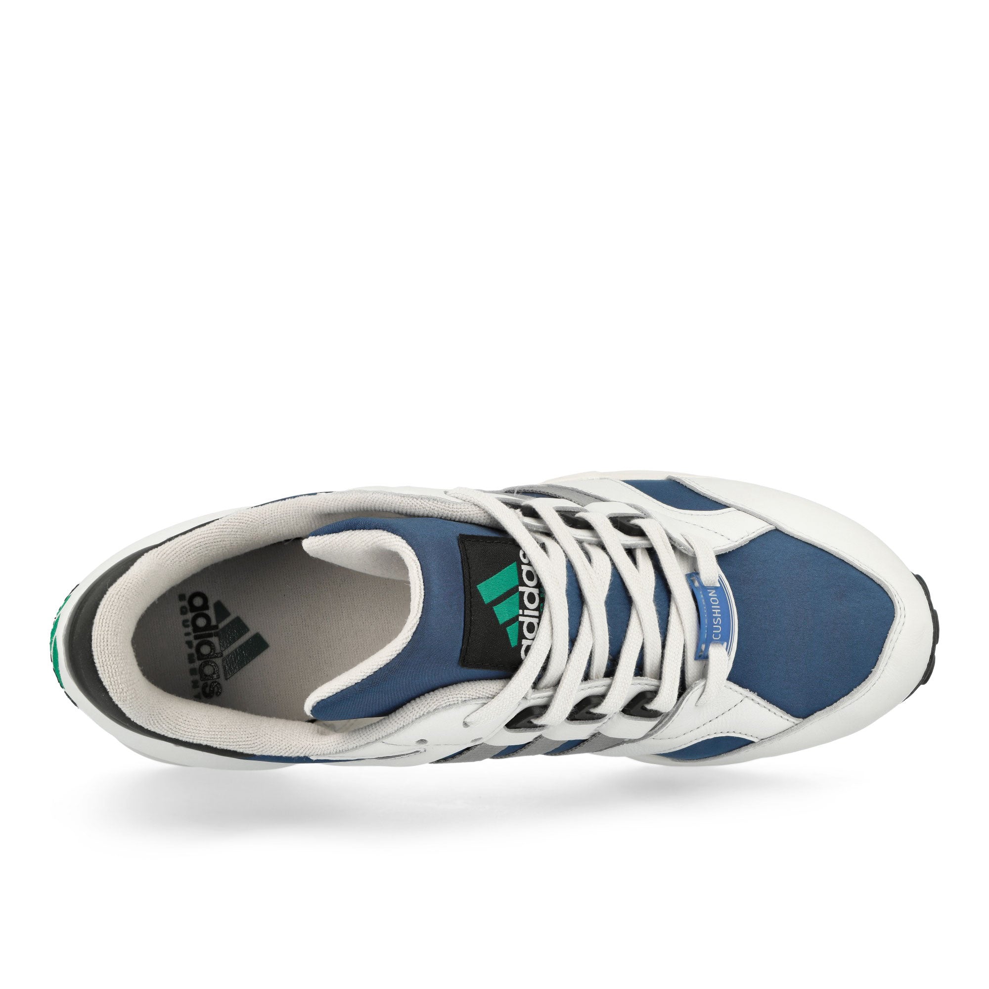 adidas Equipment Cushion 93 Equipment Blue / Core Black / Crystal White Low Top Sneakers Detailfoto | Overkill