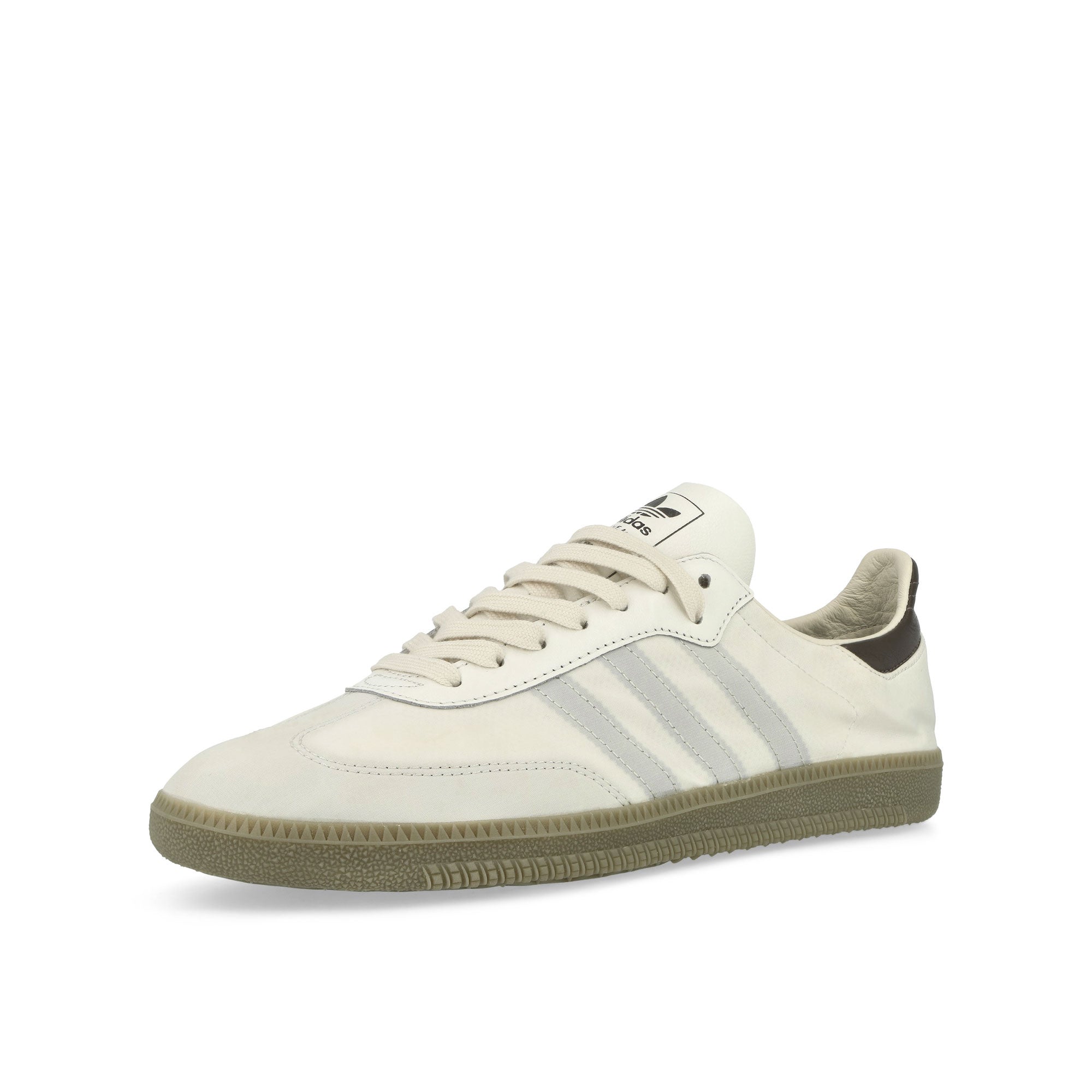 adidas Samba Decon Core White / Charcoal / Putty Beige Low Top Sneakers Close Up | Overkill