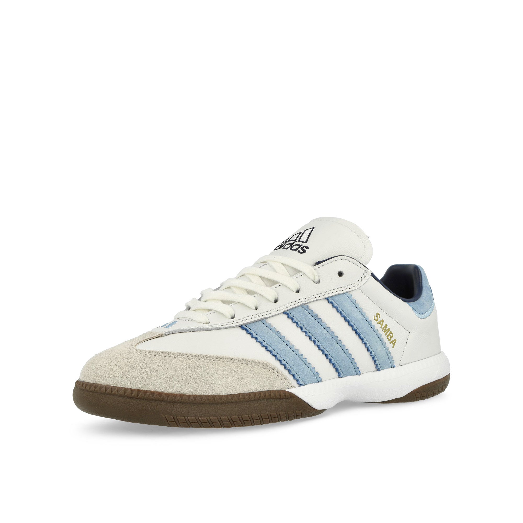 adidas Samba Millenium Footwear White / Clear Sky / Gum 5 Low Top Sneakers Close Up | Overkill