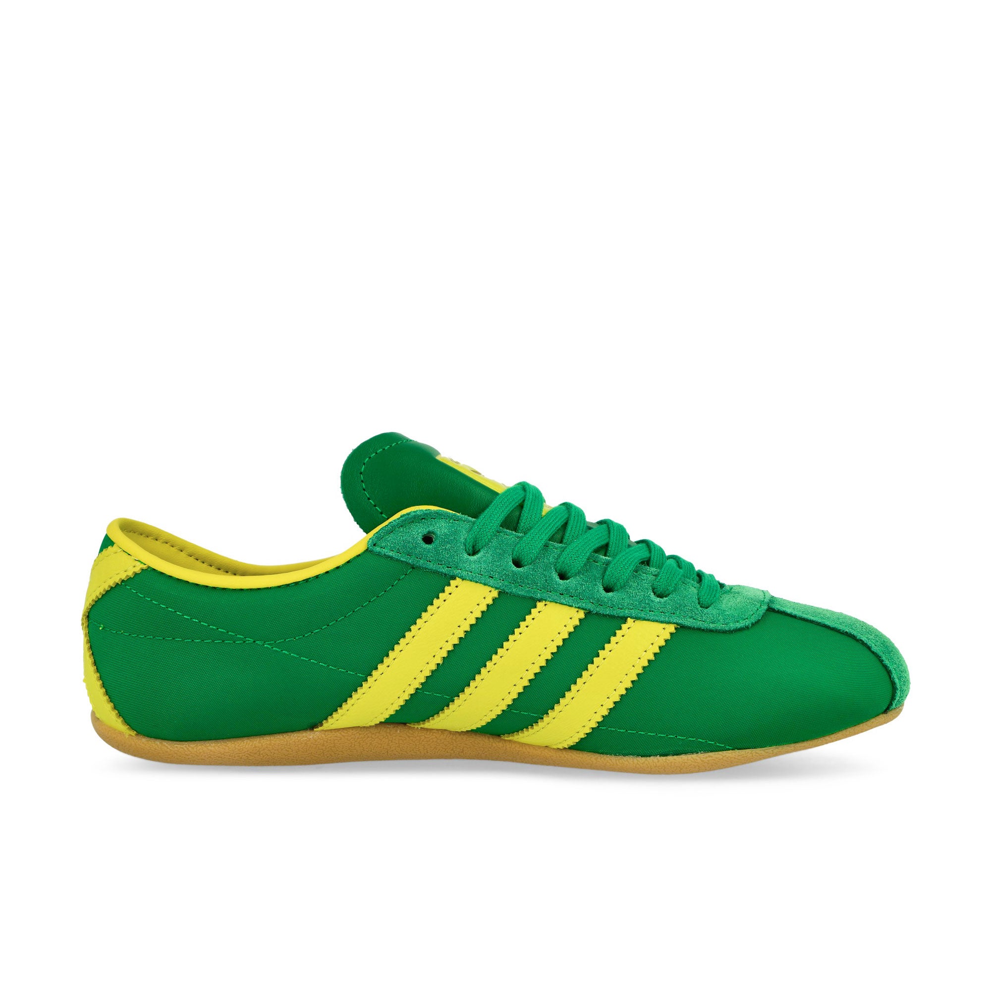 adidas Tokyo W Green / Pure Sulfur / Gold Metallic Low Top Sneakers Silhouette | Overkill