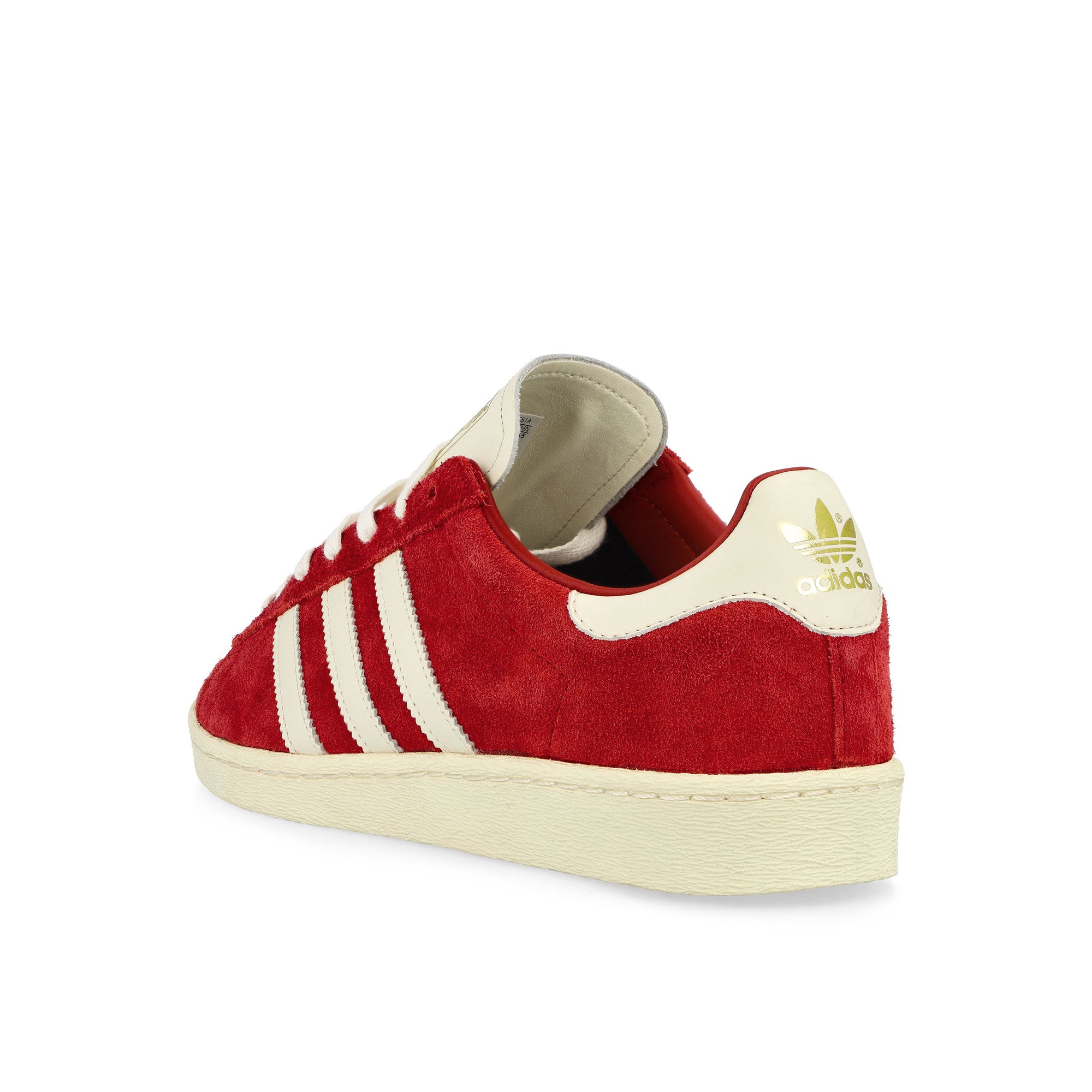 adidas Jabbar Lo Team Power Red 2 / Cream White / Gold Metallic Low Top Sneakers Material | Overkill