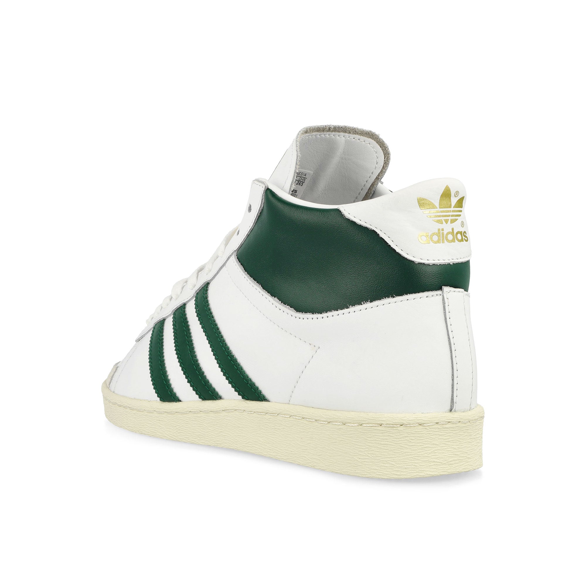 adidas Jabbar Hi Footwear White / Collegiate Green / Off White High Top Sneakers Material | Overkill