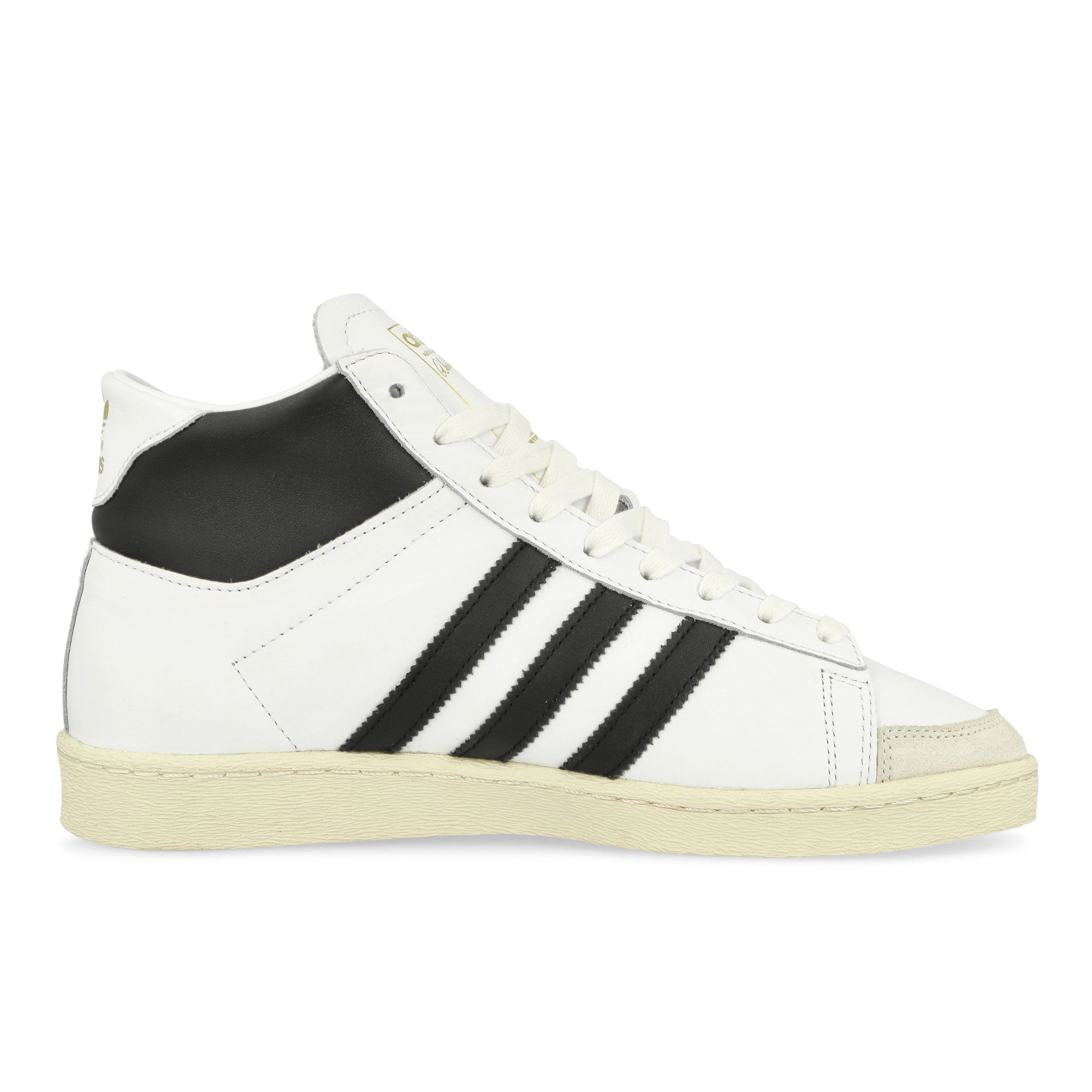 adidas Jabbar HI Footwear White / Core Black / Off White High Top Sneakers Silhouette | Overkill
