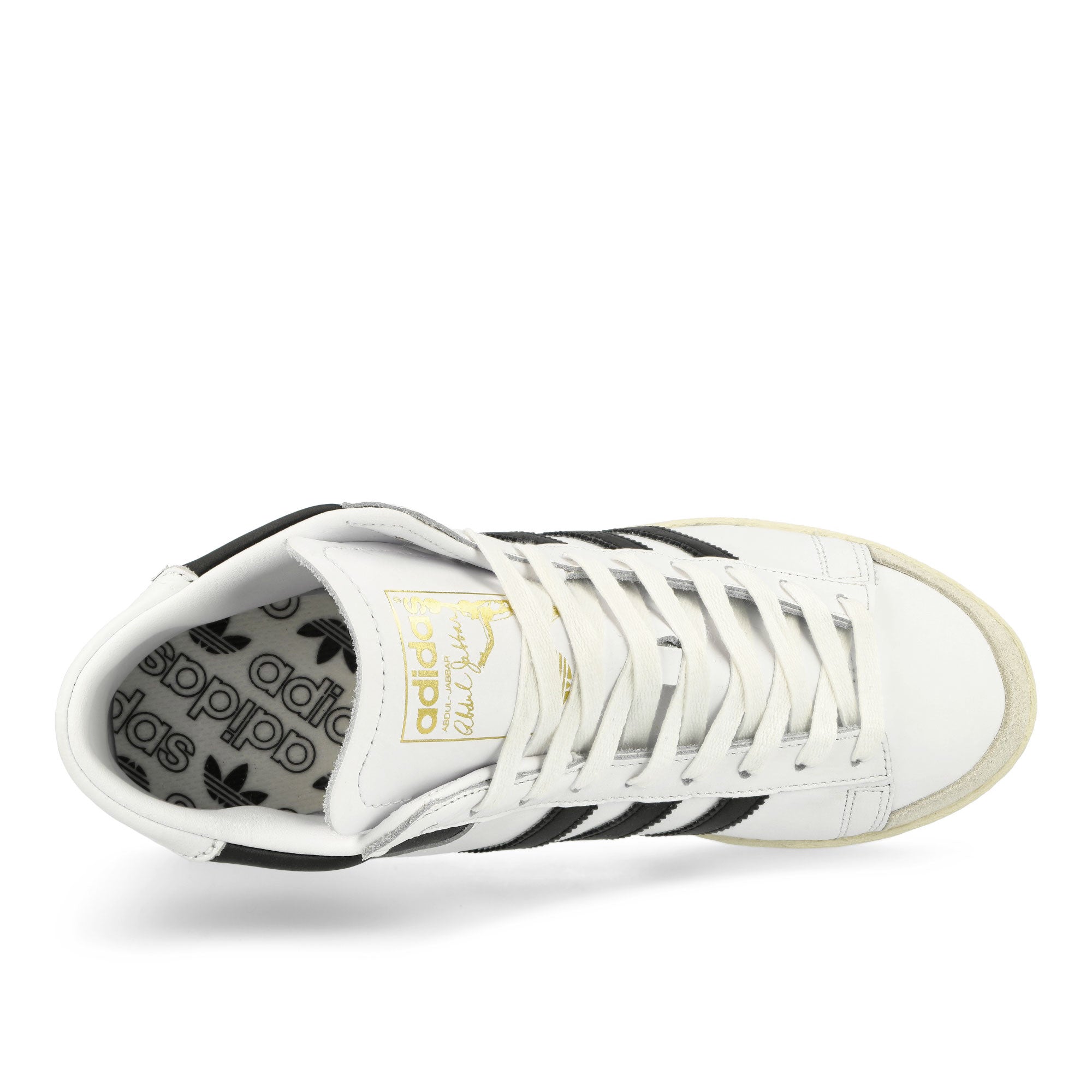 adidas Jabbar HI Footwear White / Core Black / Off White High Top Sneakers Detailfoto | Overkill