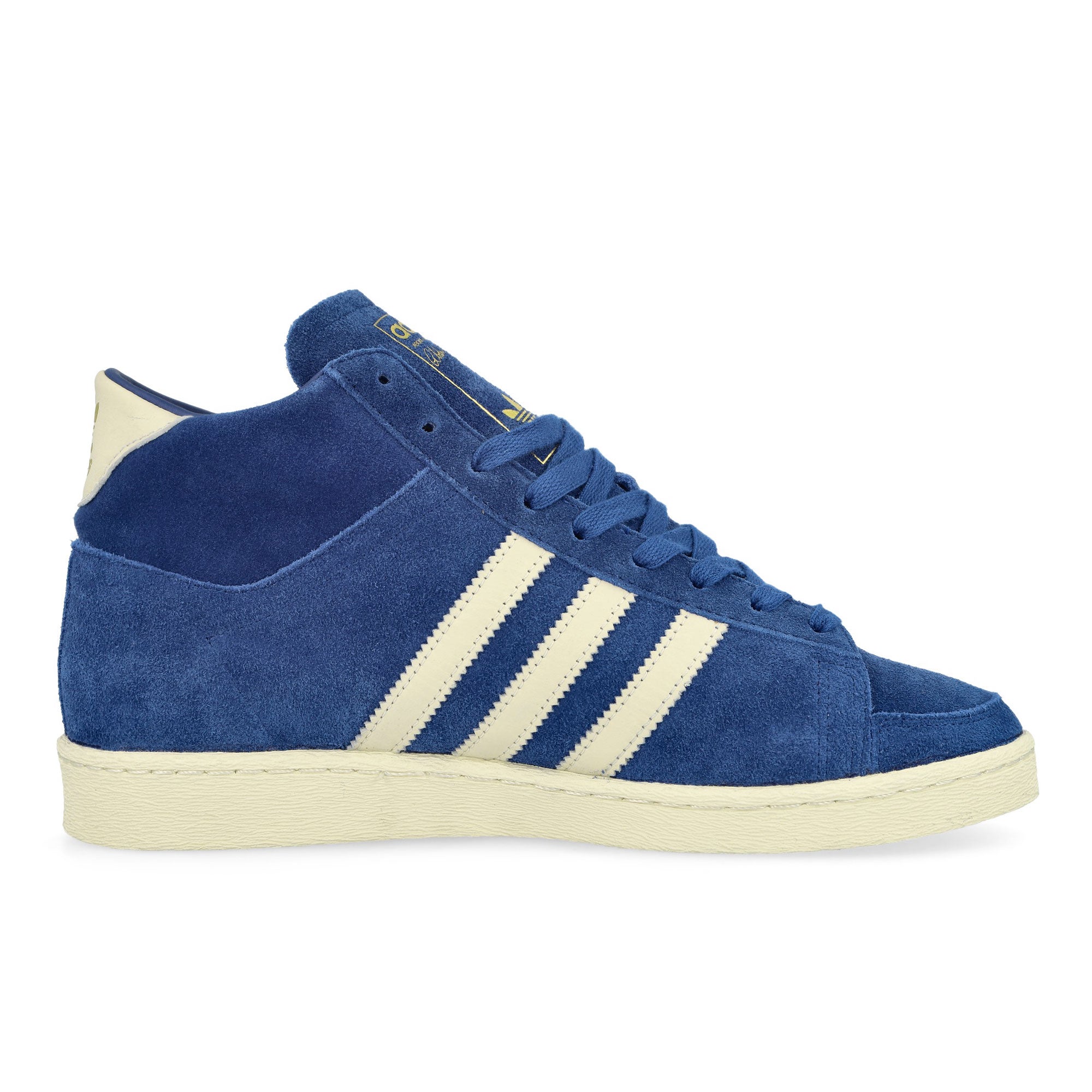 adidas Jabbar Hi Team Royal Blue / Cream White / Off White High Top Sneakers Silhouette | Overkill