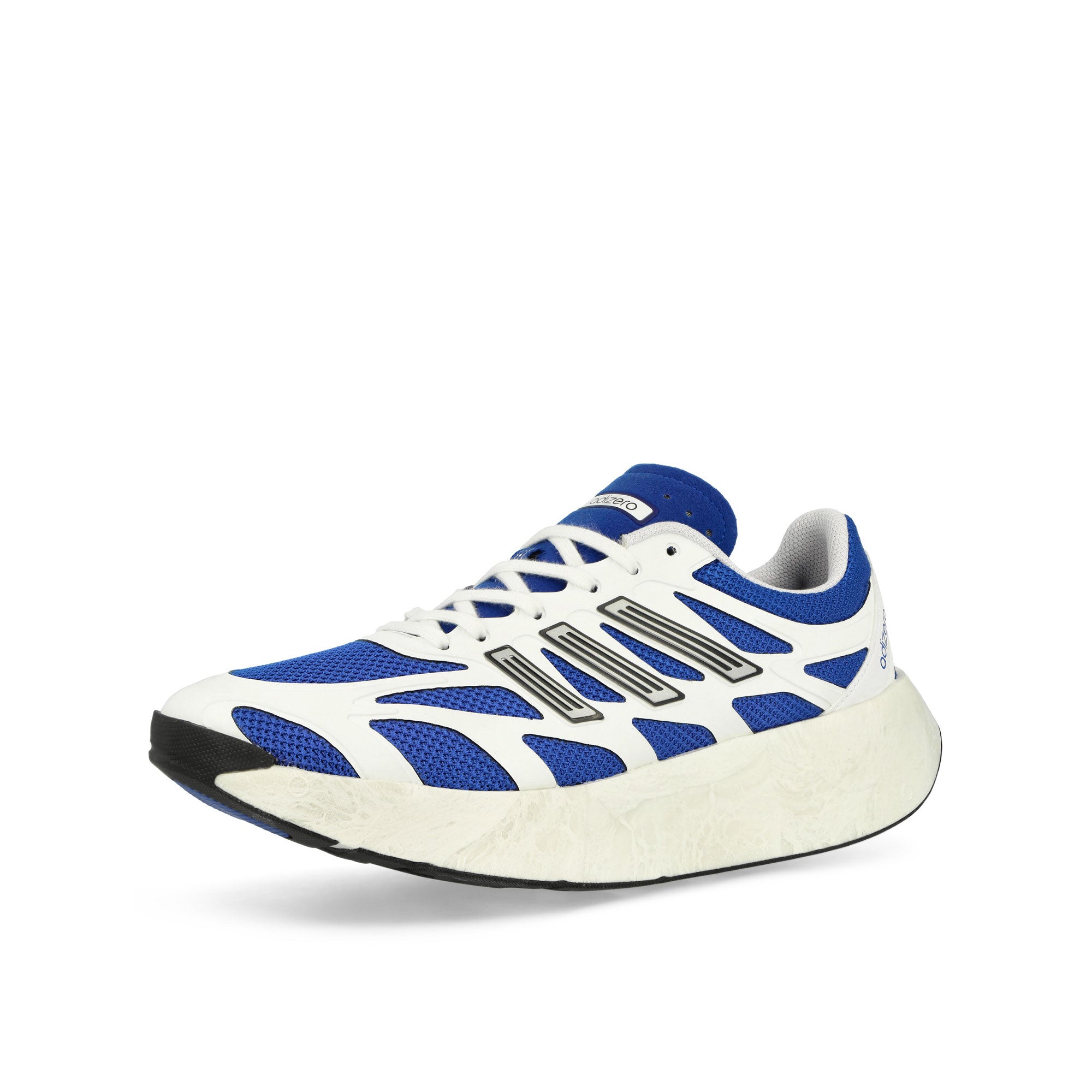 adidas Adizero Aruku Collegiate Royal / Core Black / Footwear White Low Top Sneakers Close Up | Overkill